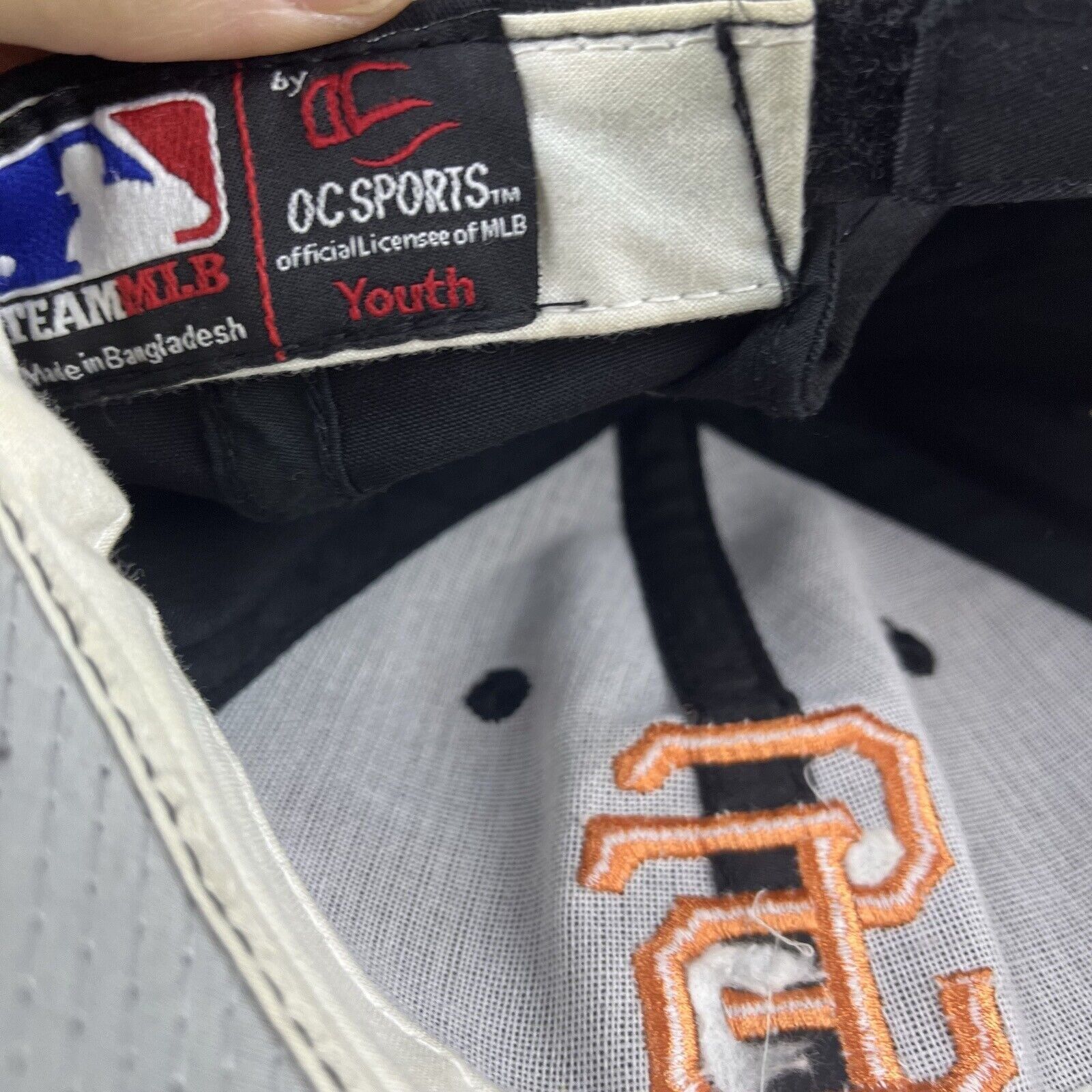 Other San Francisco Giants YOUTH Hat Black Hat Adjustable Black YO Size ONE SIZE - 20 Thumbnail