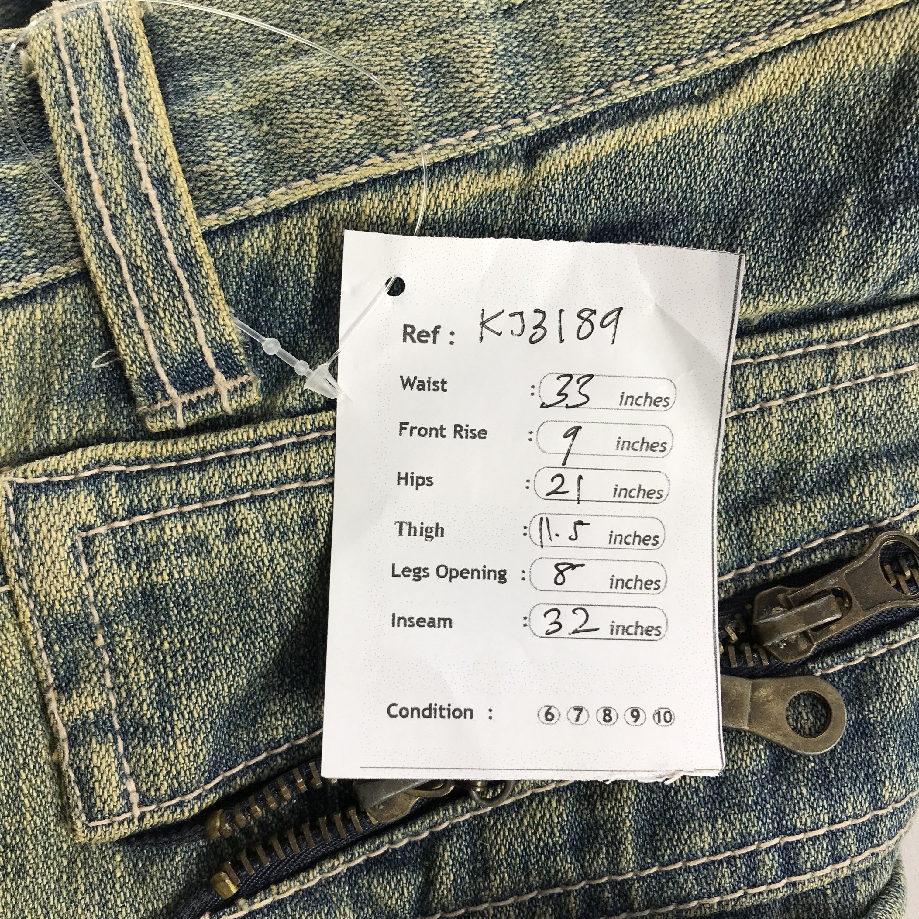 Japanese Brand Japanese Brand Limited Jeans Mud Wash Distressed Denim Size US 32 / EU 48 - 16 Thumbnail