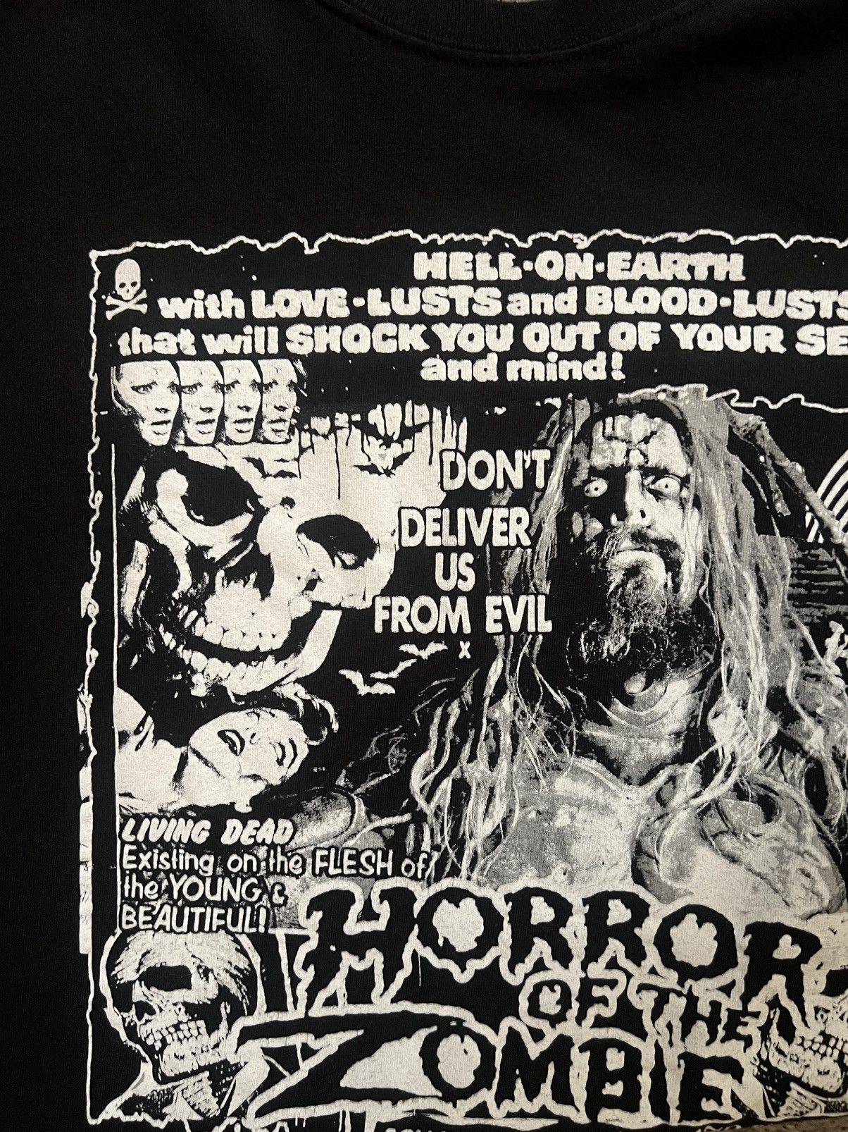 Vintage Rob Zombie Graphic Tee Size US XL / EU 56 / 4 - 2 Thumbnail