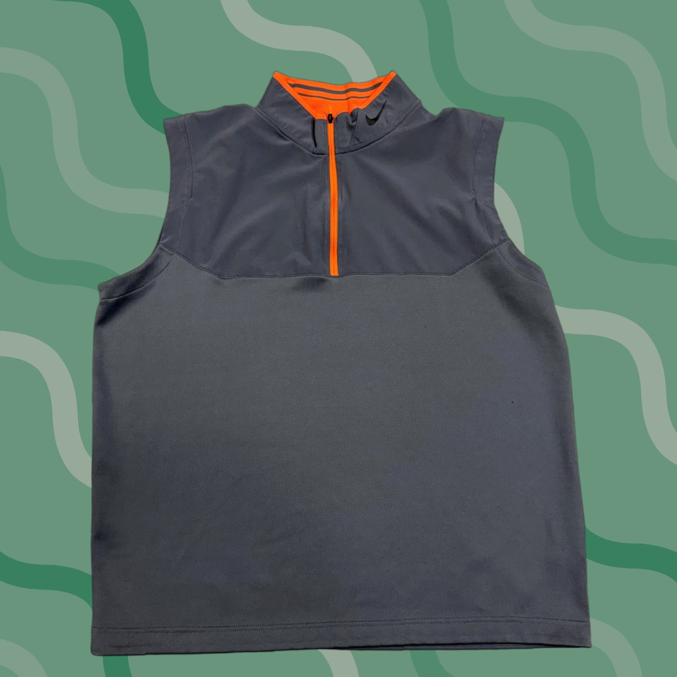 Nike Nike Golf Vest Mens XL Gray Windbreaker 1/4 Zip Dri-FIT Tour Performance Size US XL / EU 56 / 4 - 1 Thumbnail