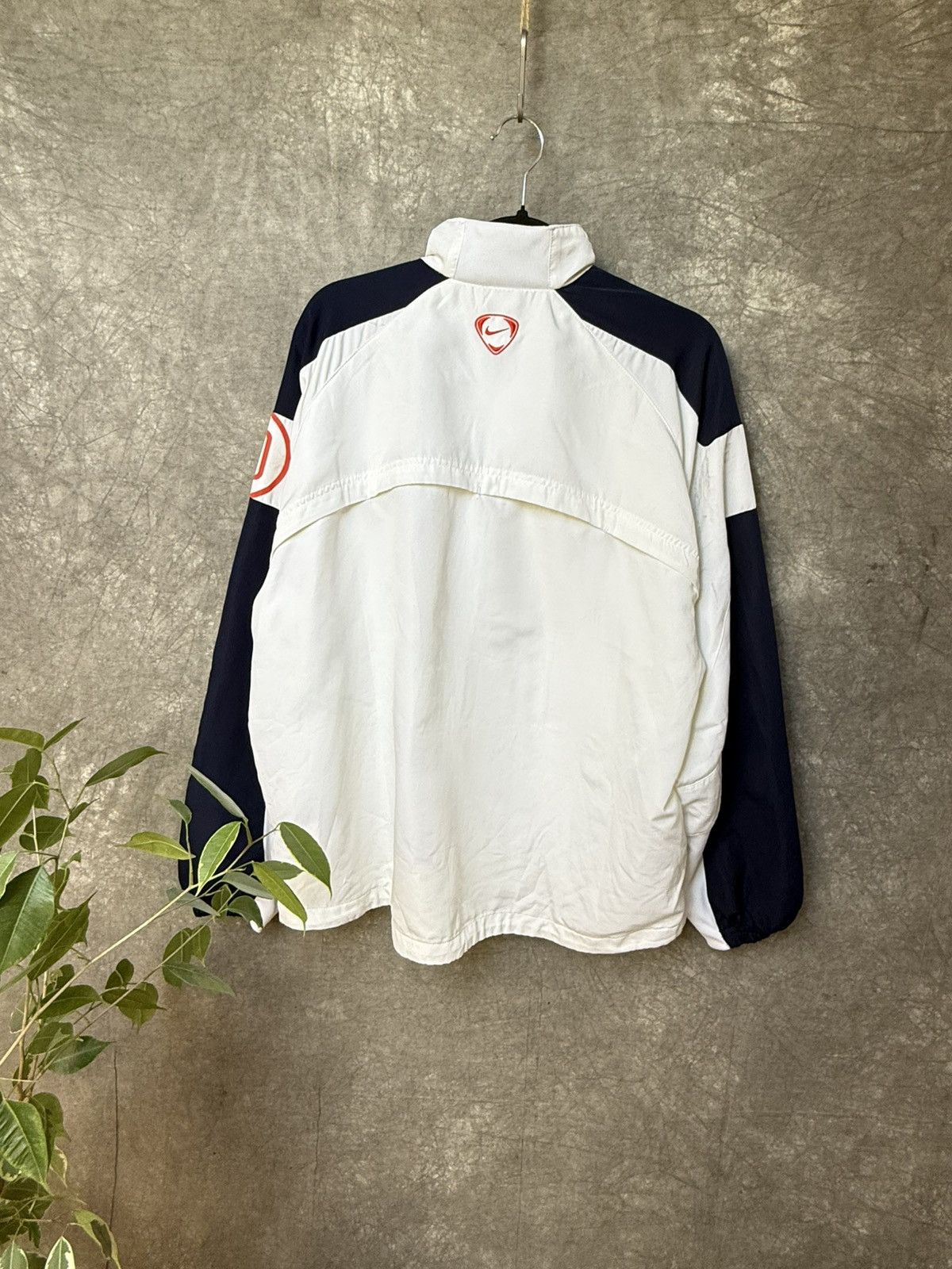 Nike × Vintage Vintage Nike jacket T90 nylon Y 2K oversize swoosh logo Size US L / EU 52-54 / 3 - 3 Thumbnail