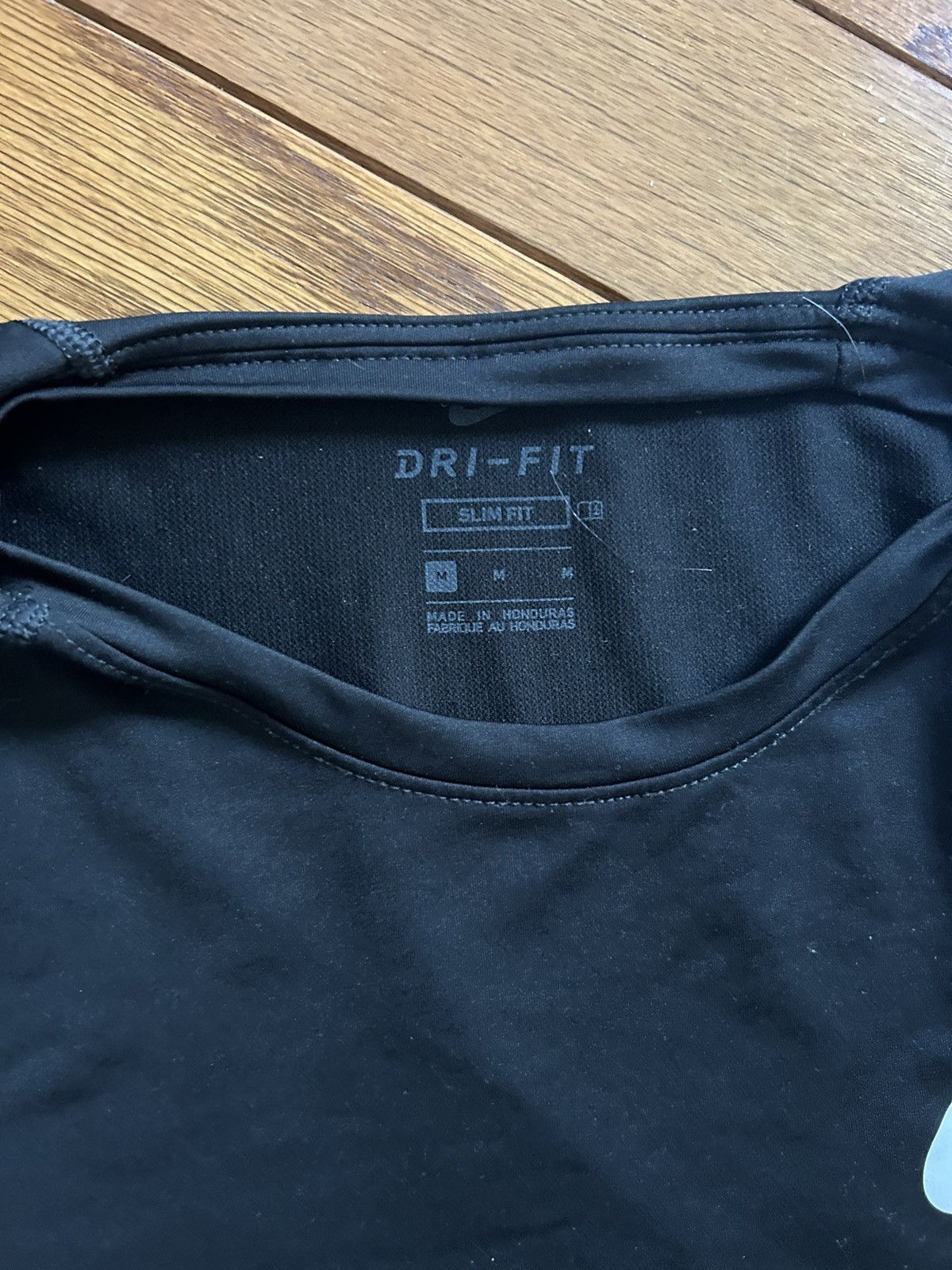 Nike × Vintage Nike Pro Dri-fit Slim Shirt Black Size US M / EU 48-50 / 2 - 2 Thumbnail