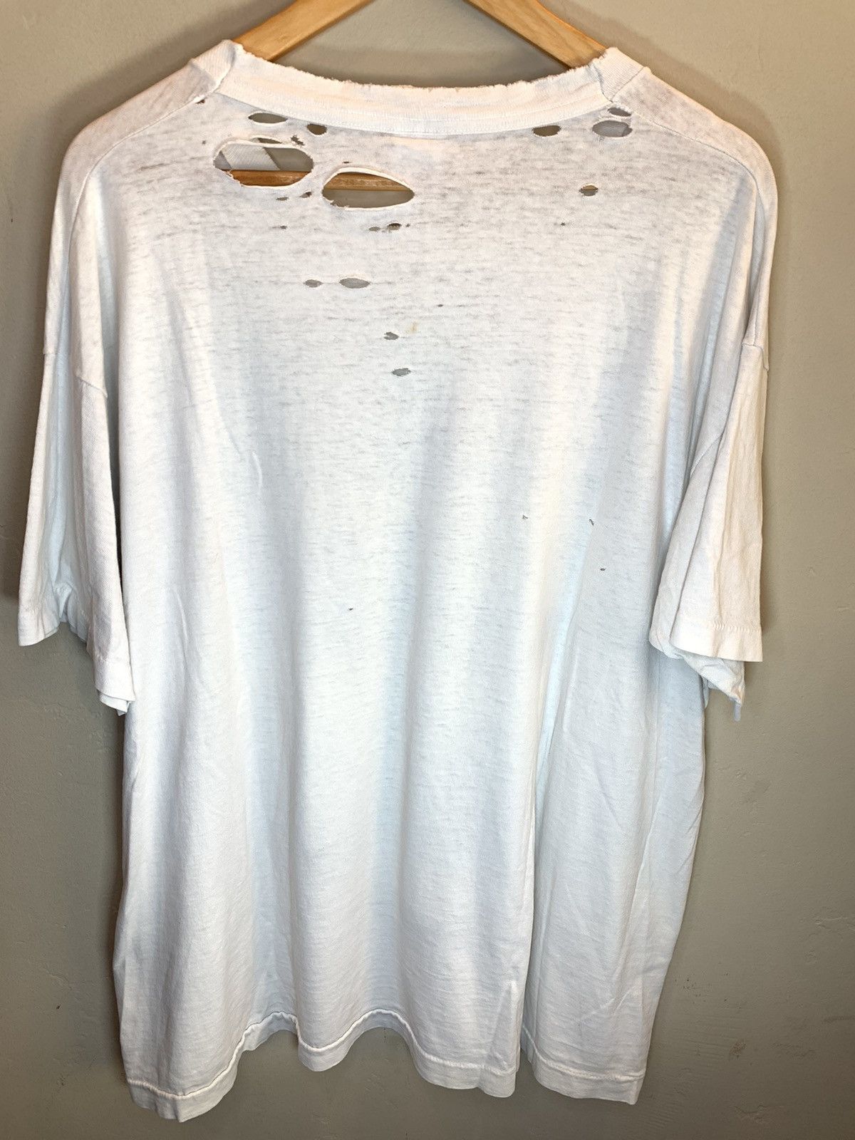 Vintage RARE* Vintage Java-Rama Ken Brown Coffee Art Thrashed Shirt Size US XL / EU 56 / 4 - 3 Thumbnail