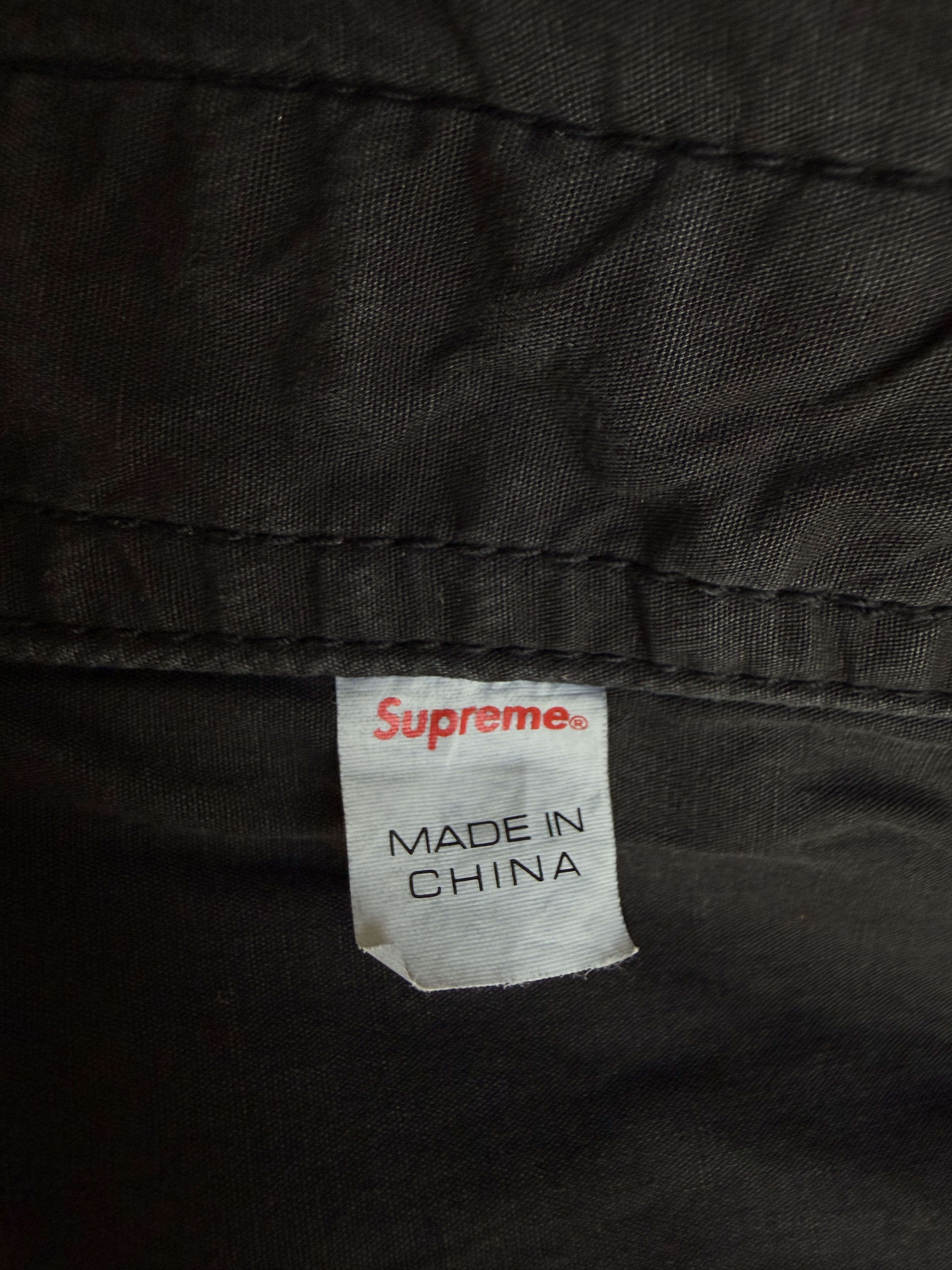 Supreme SS13 FUCK Denim Tote Bag Black Size ONE SIZE - 6 Thumbnail
