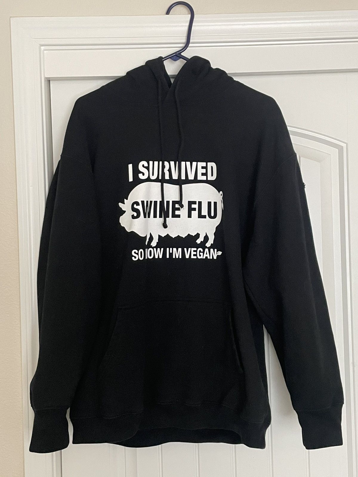 Vetements Vetements Rare Masked Swine Flu Hoodie Size US M / EU 48-50 / 2 - 2 Thumbnail