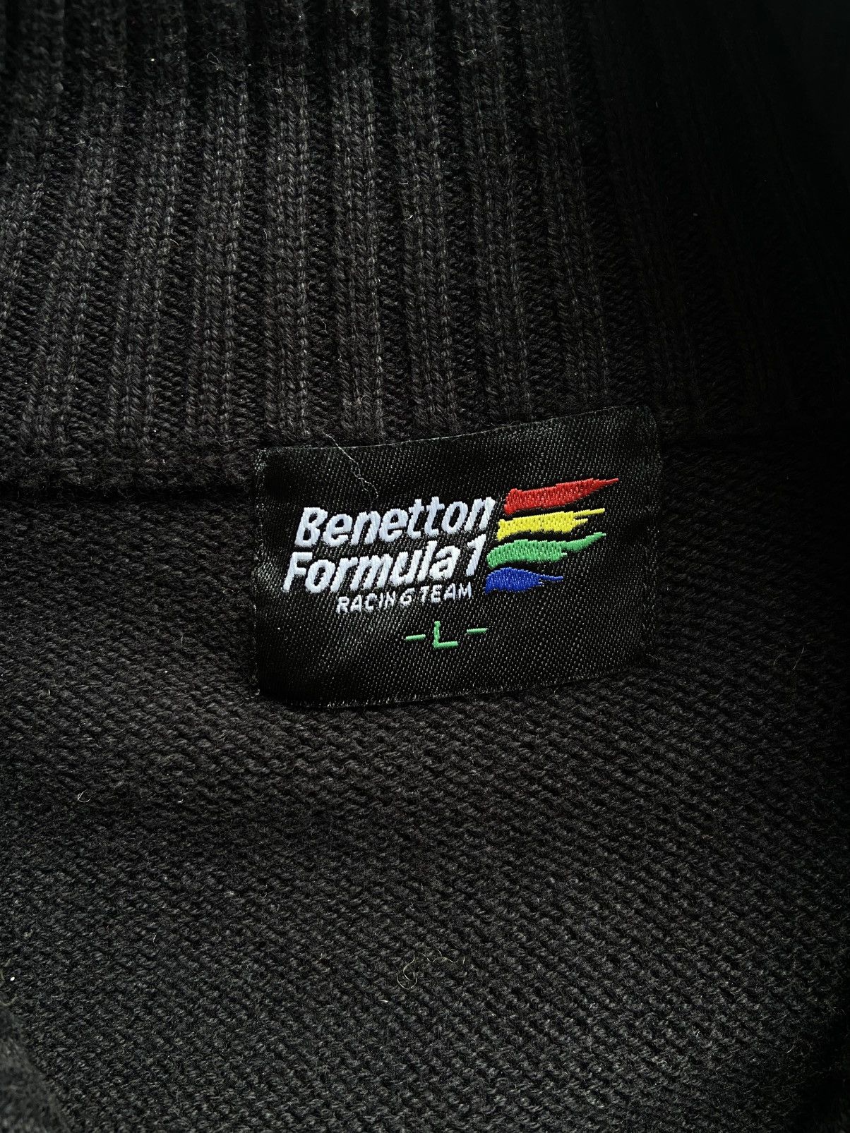 United Colors Of Benetton Benetton Formula One F1 Rare Sweater Size US L / EU 52-54 / 3 - 7 Thumbnail