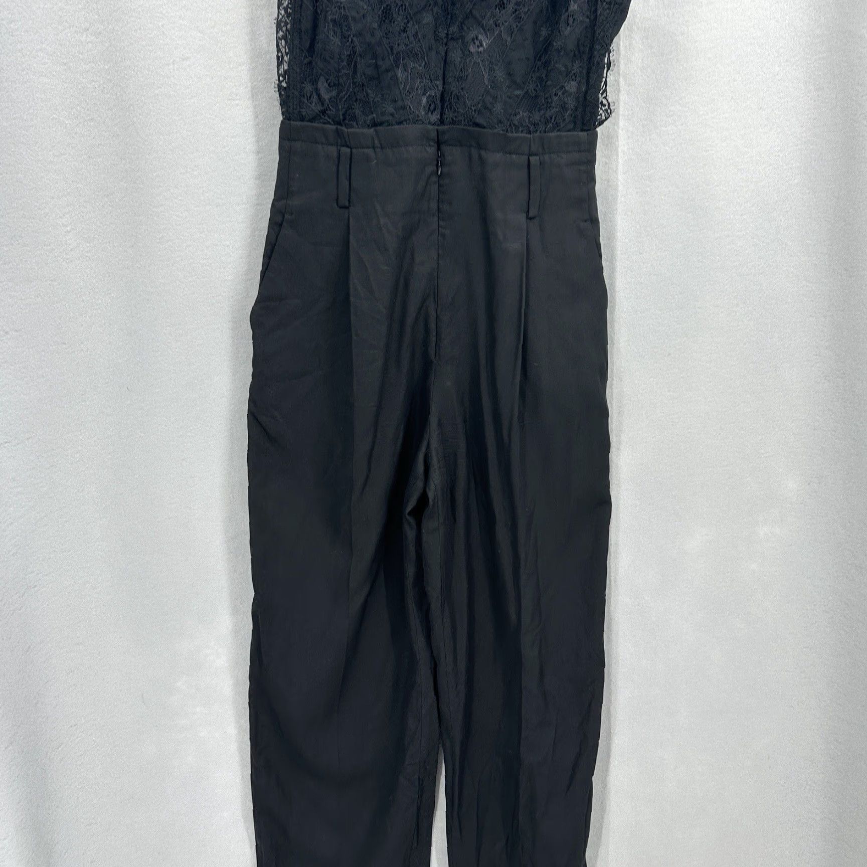 Sandro Sandro Jumpsuit Women Small Lace Pants Top Party Business Coquette Designer READ Size S / US 4 / IT 40 - 3 Thumbnail
