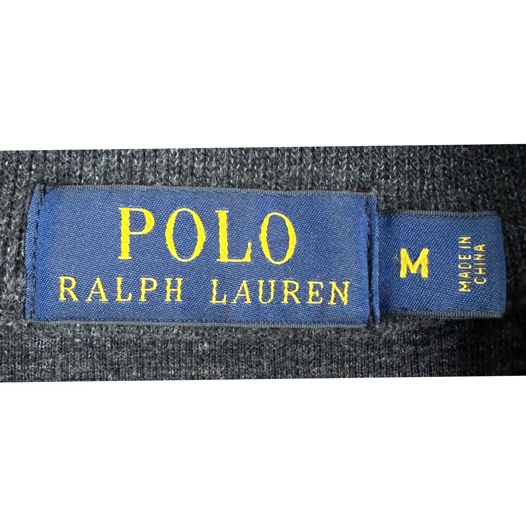 Polo Ralph Lauren Polo Ralph Lauren Sweater Mens M Charcoal Grey Quarter Zip Pullover Pony Size US M / EU 48-50 / 2 - 4 Thumbnail