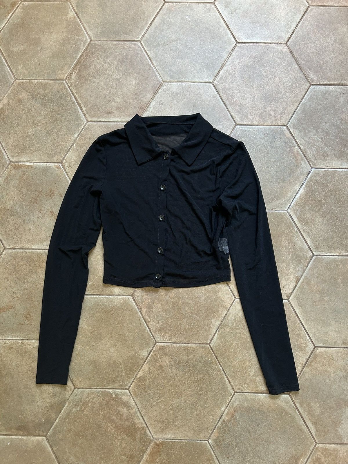 Japanese Brand × Urban Outfitters VINTAGE MESH SHIRT TOP Size S / US 4 / IT 40 - 1 Thumbnail