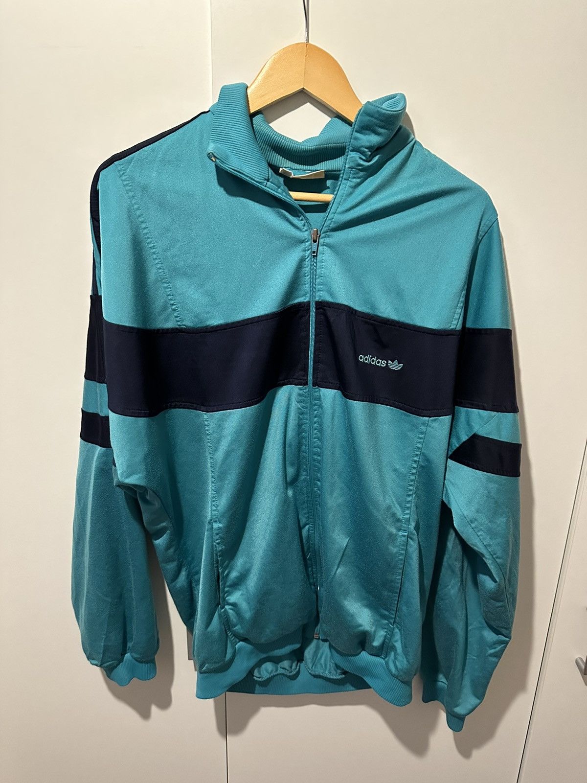 Adidas Jacket Windbreaker Size XL Retro Vintage