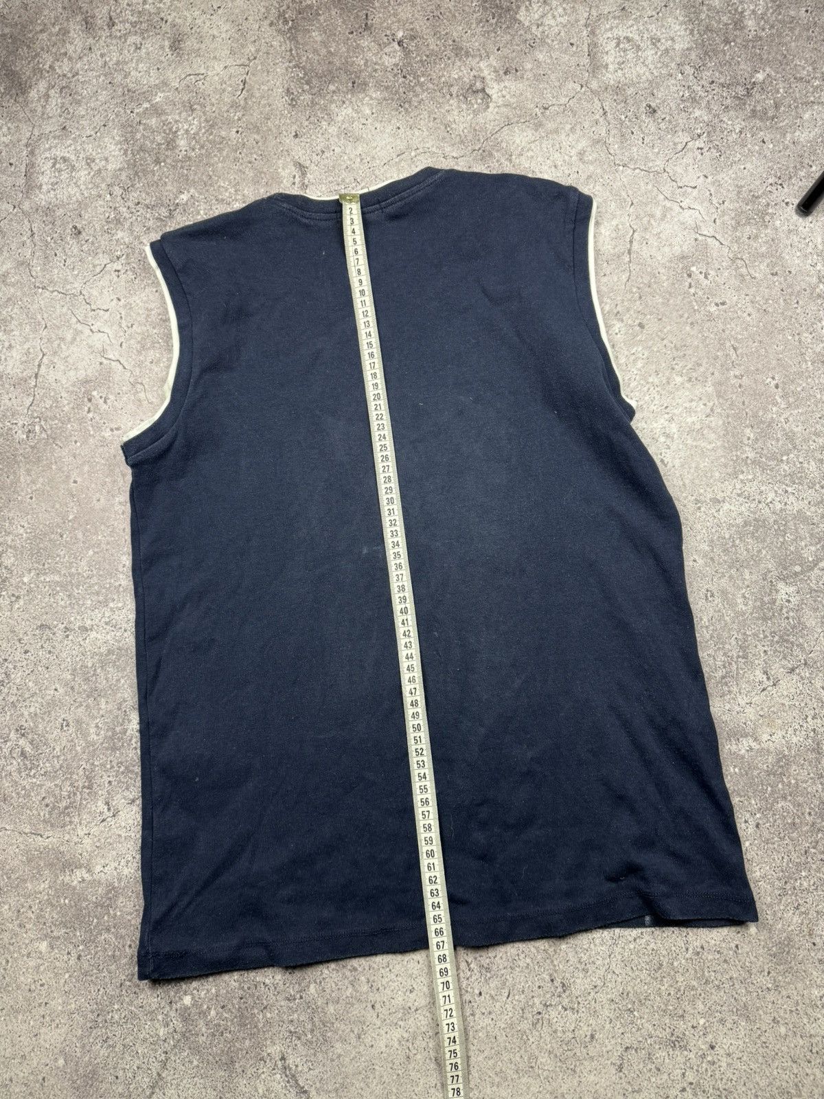 Japanese Brand 🔥00’S NUMBER NINE STYLE JAPANESE DRAGON FADED NAVY TANK TOP🔥 Size US M / EU 48-50 / 2 - 5 Thumbnail
