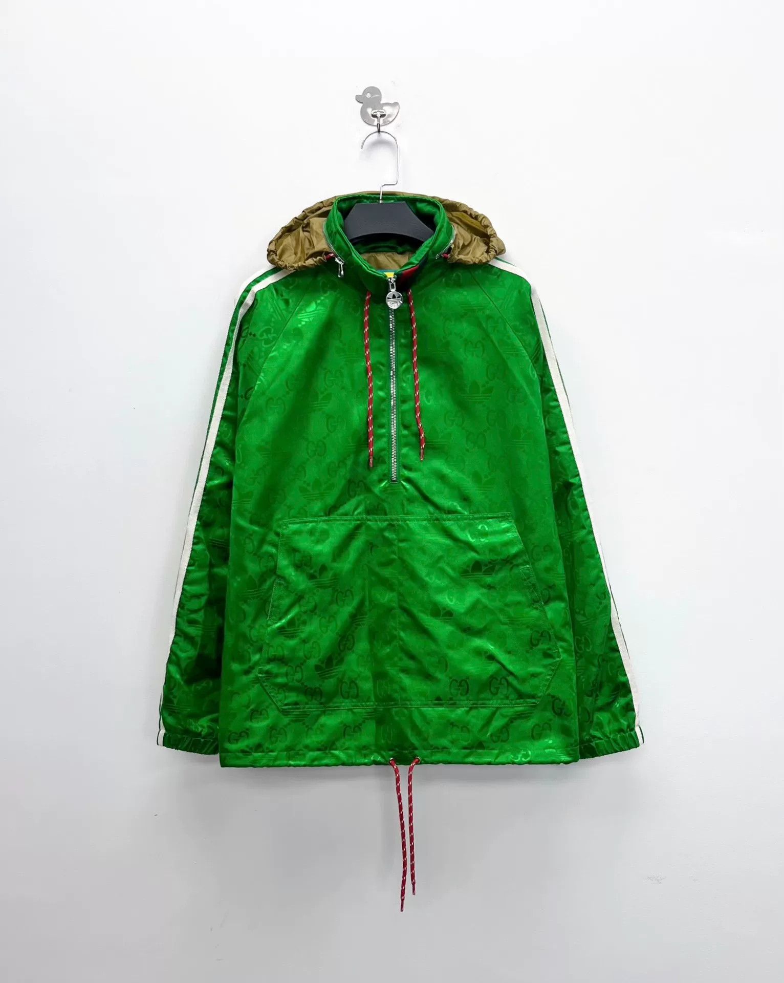 Gucci gucci x adidas green half-zip jacket Size US L / EU 52-54 / 3 - 1 Thumbnail