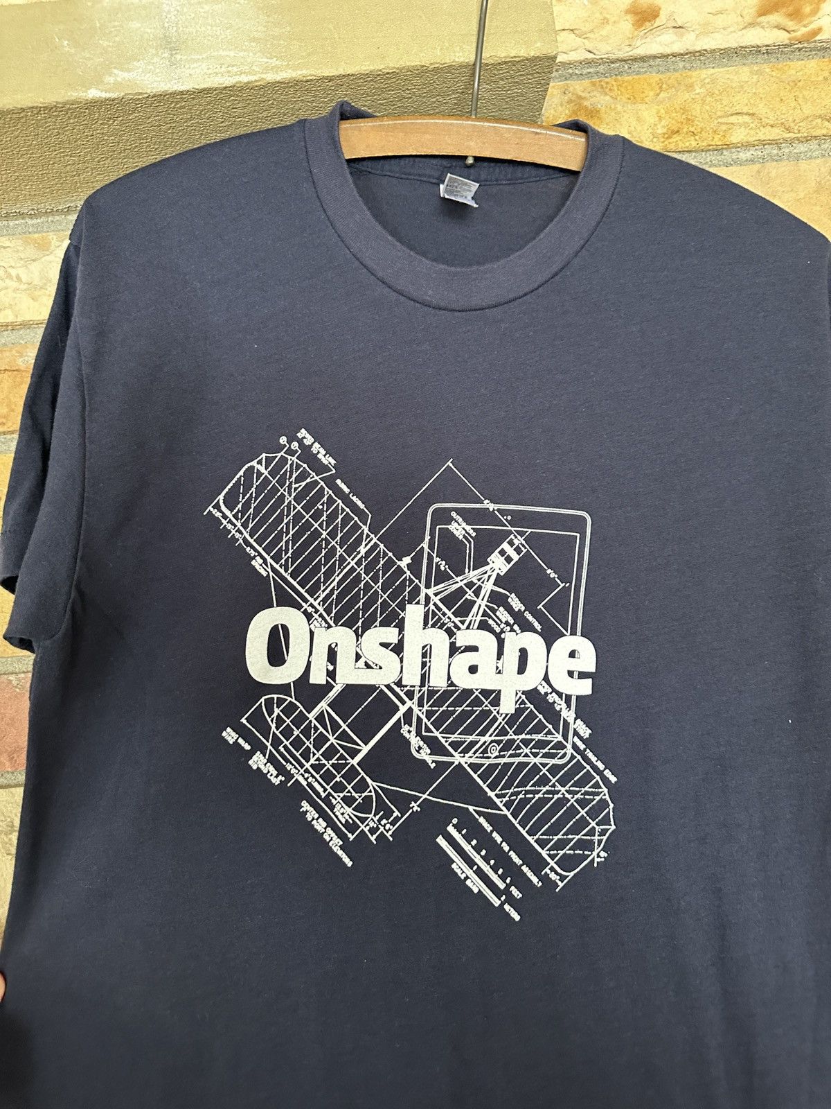 Vintage Vintage Y2K Onshape Computer Software Blueprint Graphic Tee Size US M / EU 48-50 / 2 - 2 Thumbnail