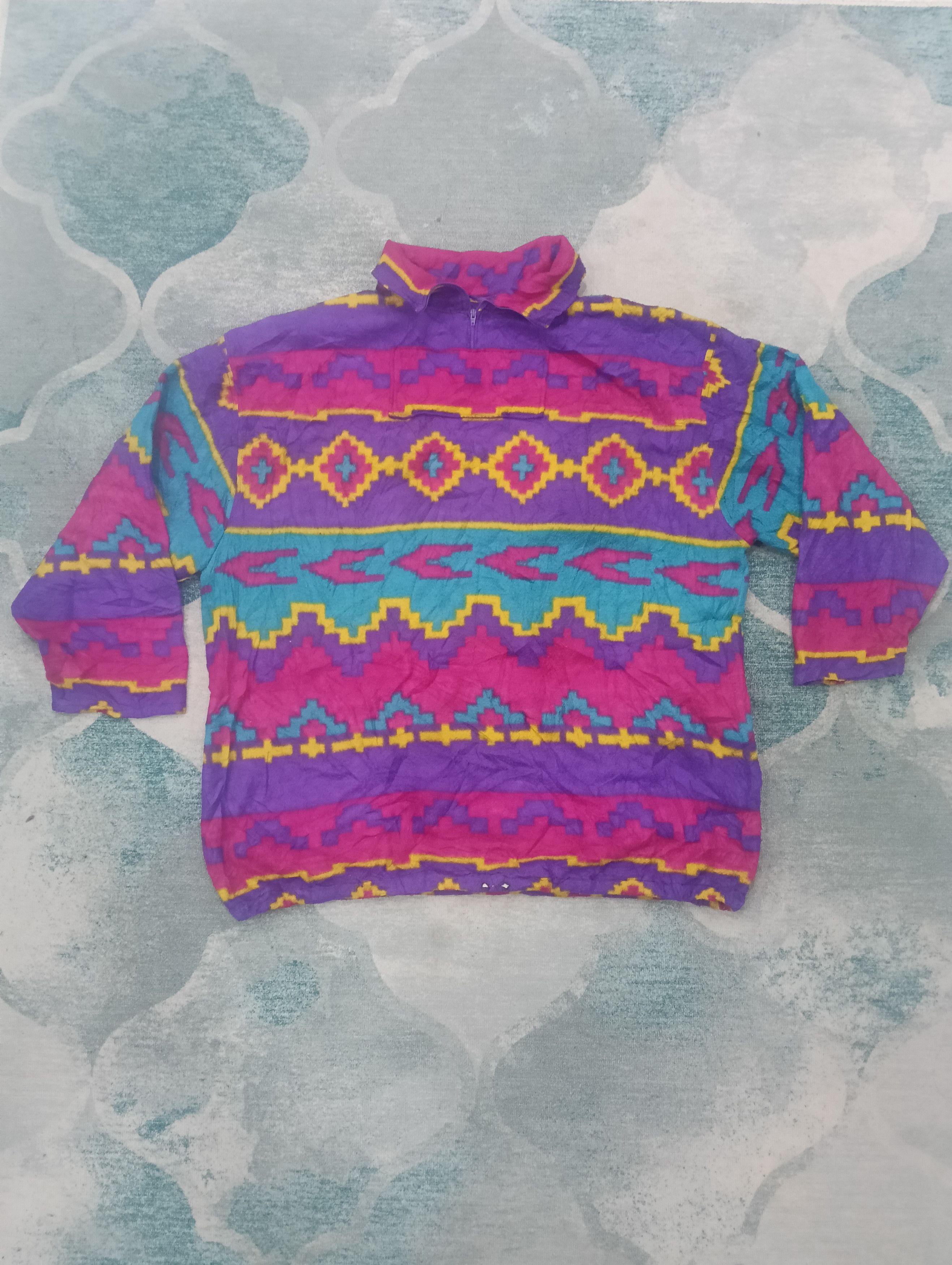 Beauty Beast × Japanese Brand × Patagonia Vintage Unbrand Like Fleece Opti Zipper Size US XXL / EU 58 / 5 - 1 Thumbnail