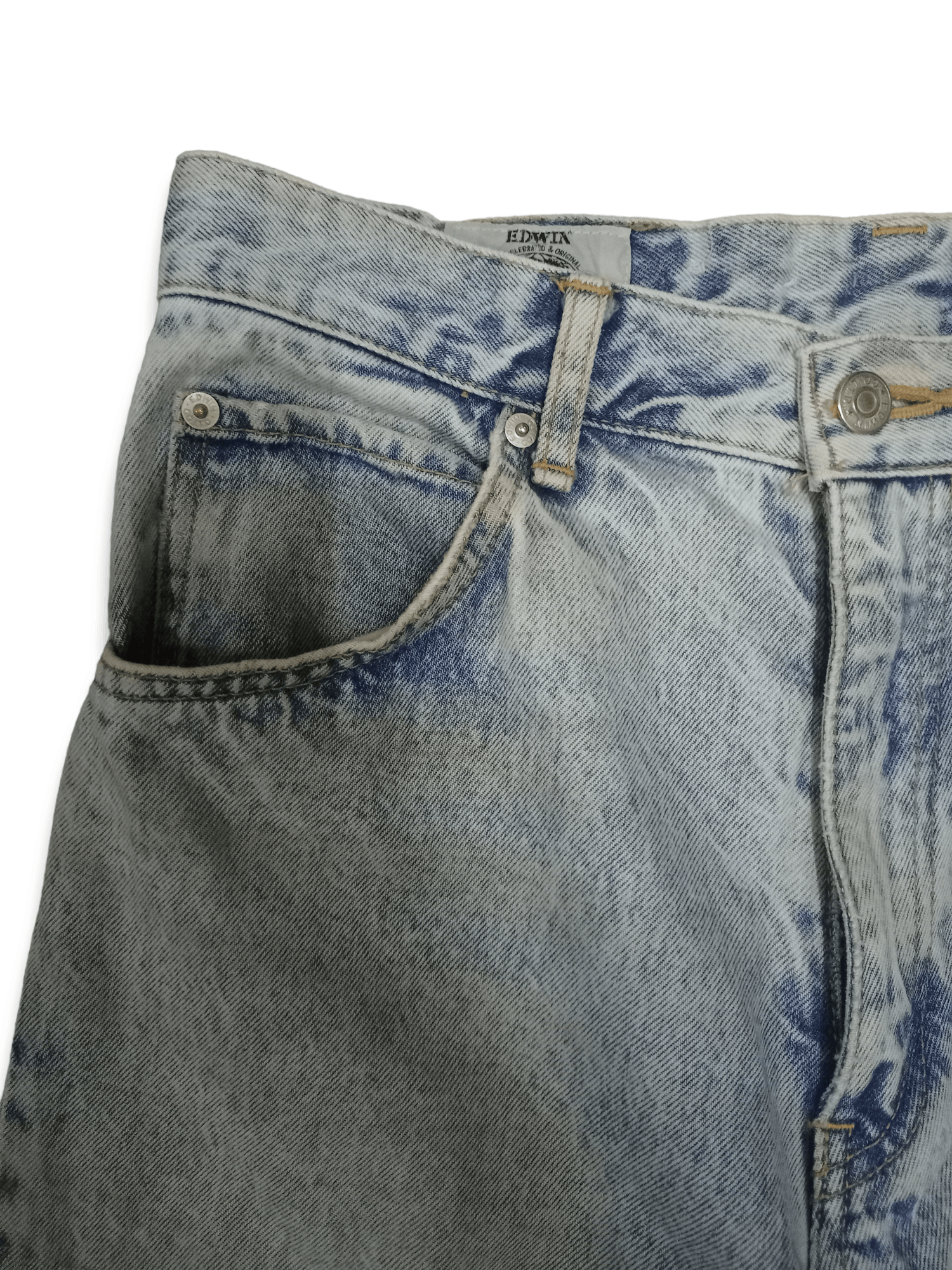Edwin × Japanese Brand SALES🔥Vintage Edwin Stone Wash Barrel Jeans Made in Japan Size US 28 / EU 44 - 5 Thumbnail