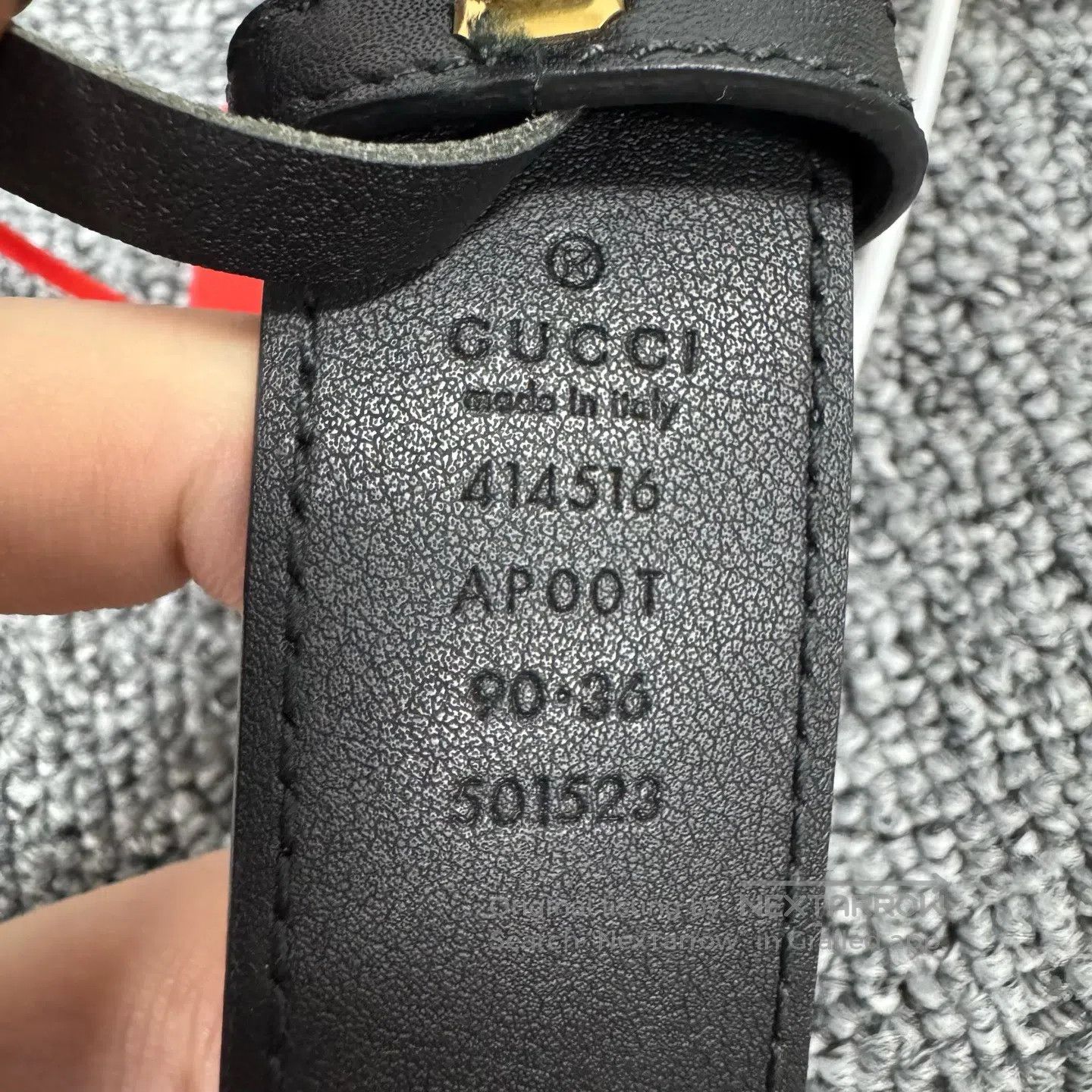 Gucci Guicci Dual-G Gold buckle, belt, leather belt| Size ONE SIZE - 7 Thumbnail
