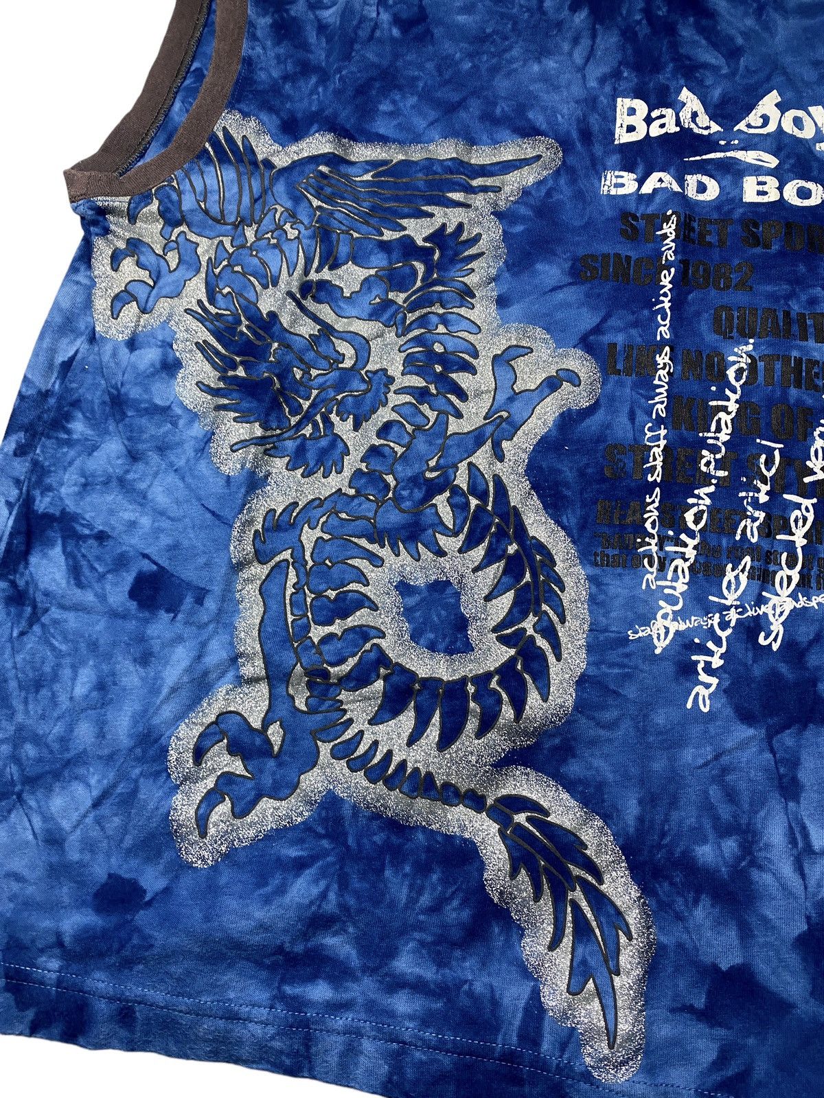 If Six Was Nine × Japanese Brand × Le Grande Bleu (L.G.B.) 2000's Badboy Dragon Double Layer Poem Size US S / EU 44-46 / 1 - 4 Thumbnail