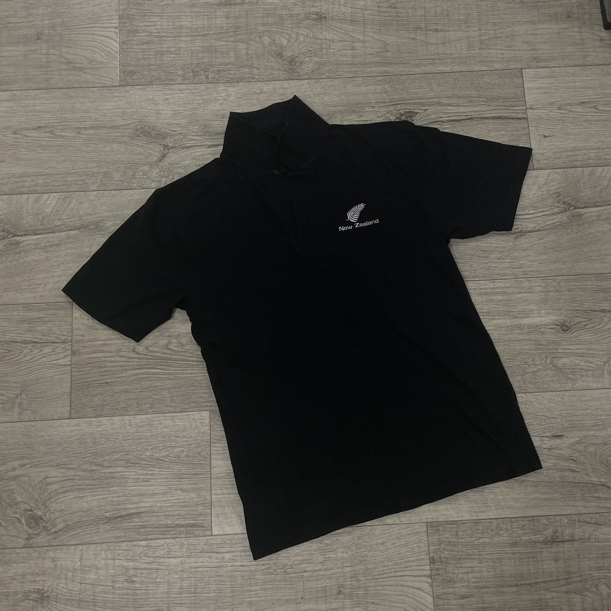 Canterbury of New Zealand × Vintage New Zealand rugby 90s black jersey shirt TEE POLO australia Size US S / EU 44-46 / 1 - 1 Thumbnail