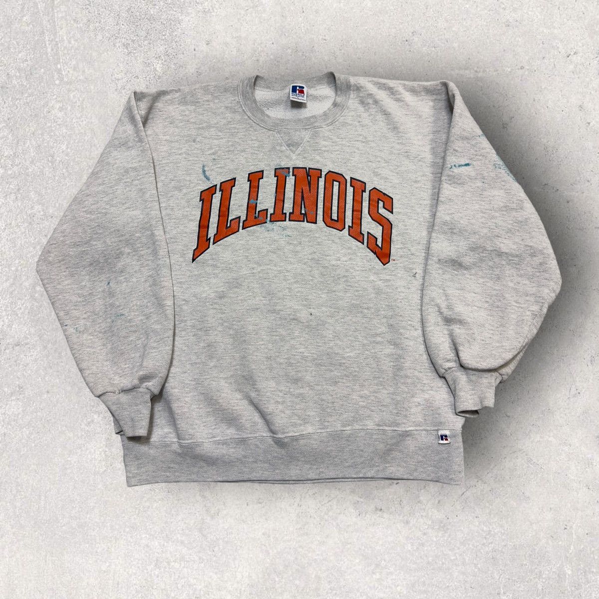 Russell Athletic × Vintage Vintage University of Illinois sweatshirt Size US L / EU 52-54 / 3 - 1 Thumbnail