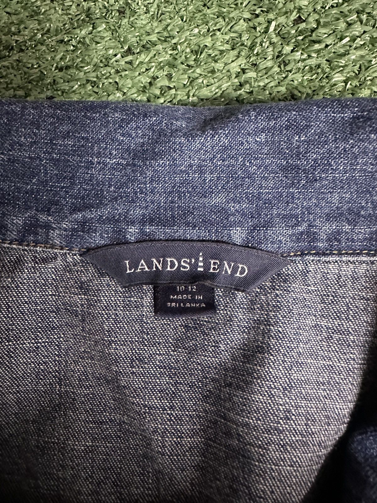 Lands' End Lands End Denim Jacket Size L / US 10 / IT 46 - 3 Thumbnail