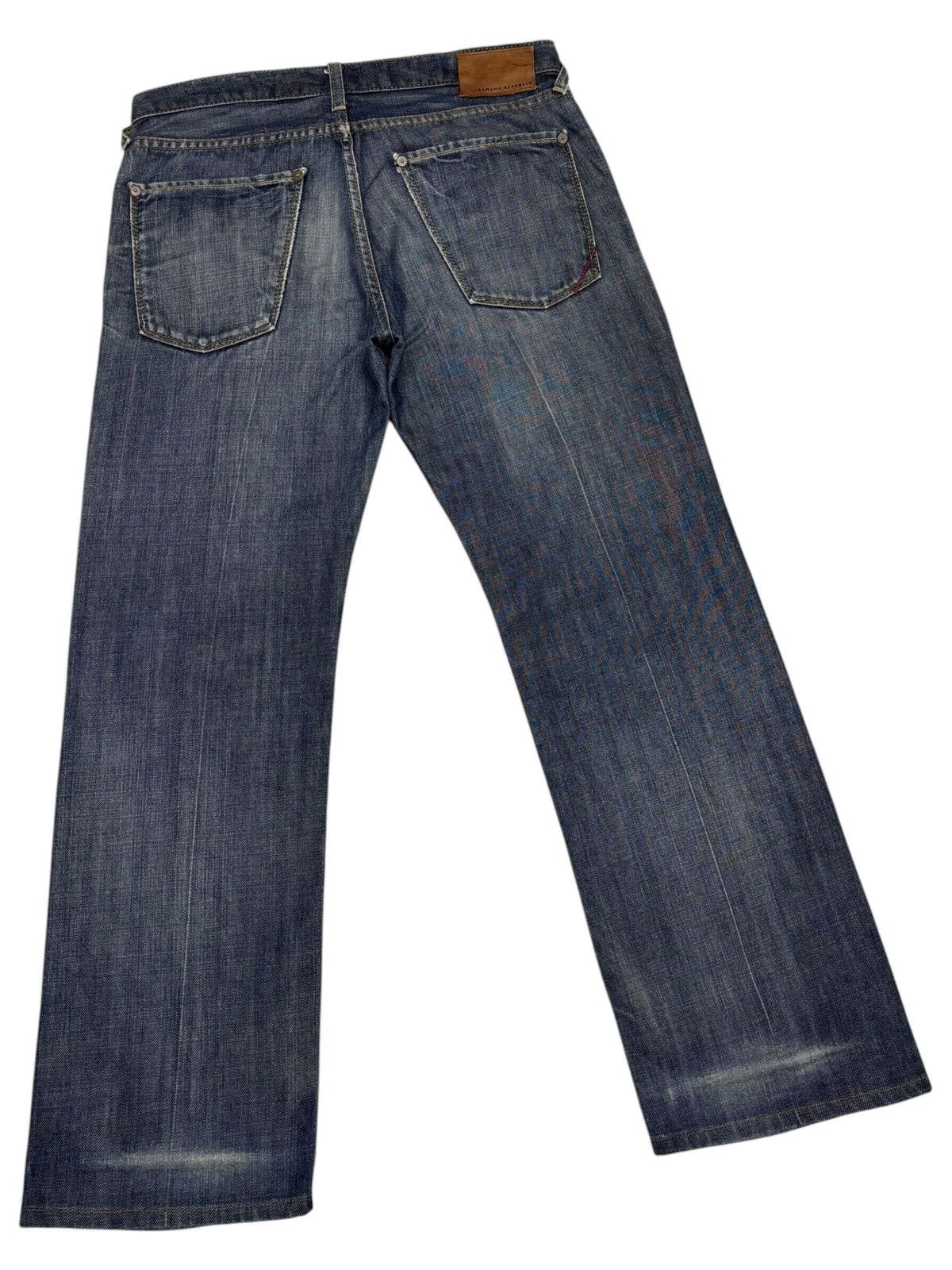 Kapital FLARE JEANS BANANA REPUBLIC DISTRESSED DENIM JEANS Size US 32 / EU 48 - 4 Thumbnail