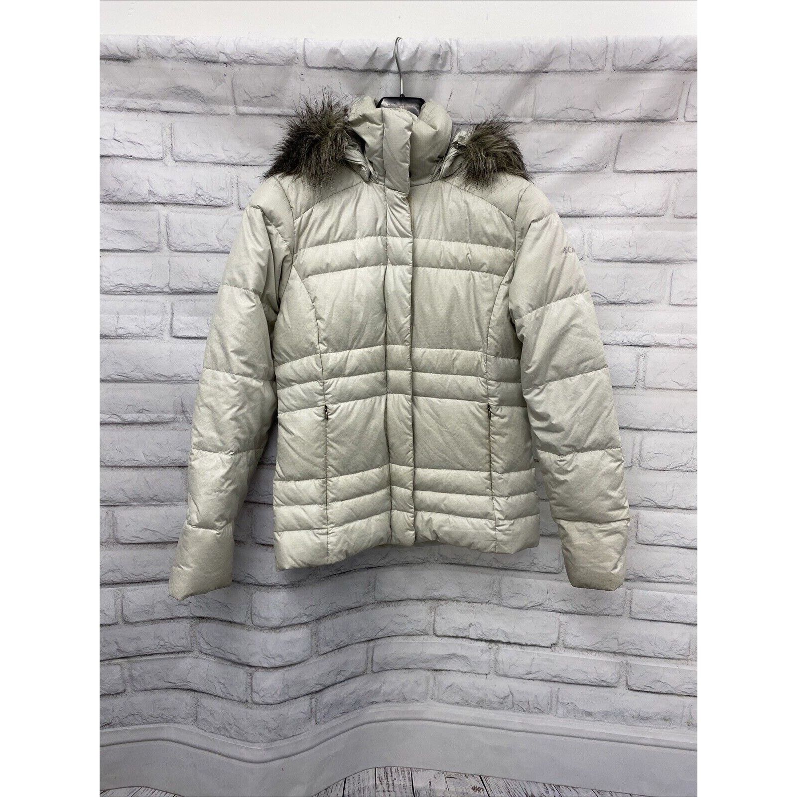 Columbia COLUMBIA WOMEN'S MERCURY MAVEN DOWN JACKET Cream SMALL Size S / US 4 / IT 40 - 12 Thumbnail