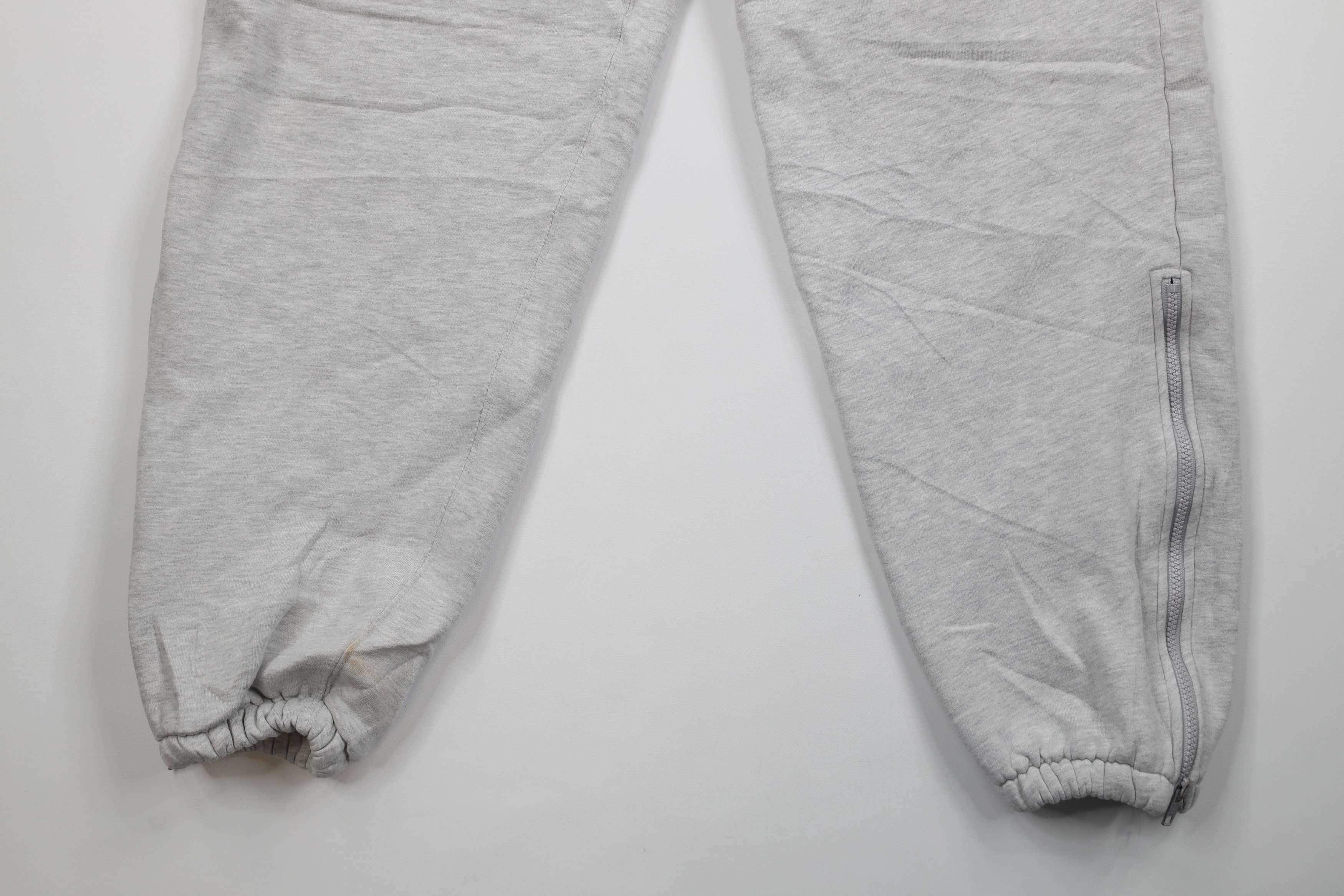 Nike × Vintage Vintage 90s Nike Mini Swoosh Heavyweight Sweatpants Joggers Size US 36 / EU 52 - 4 Thumbnail