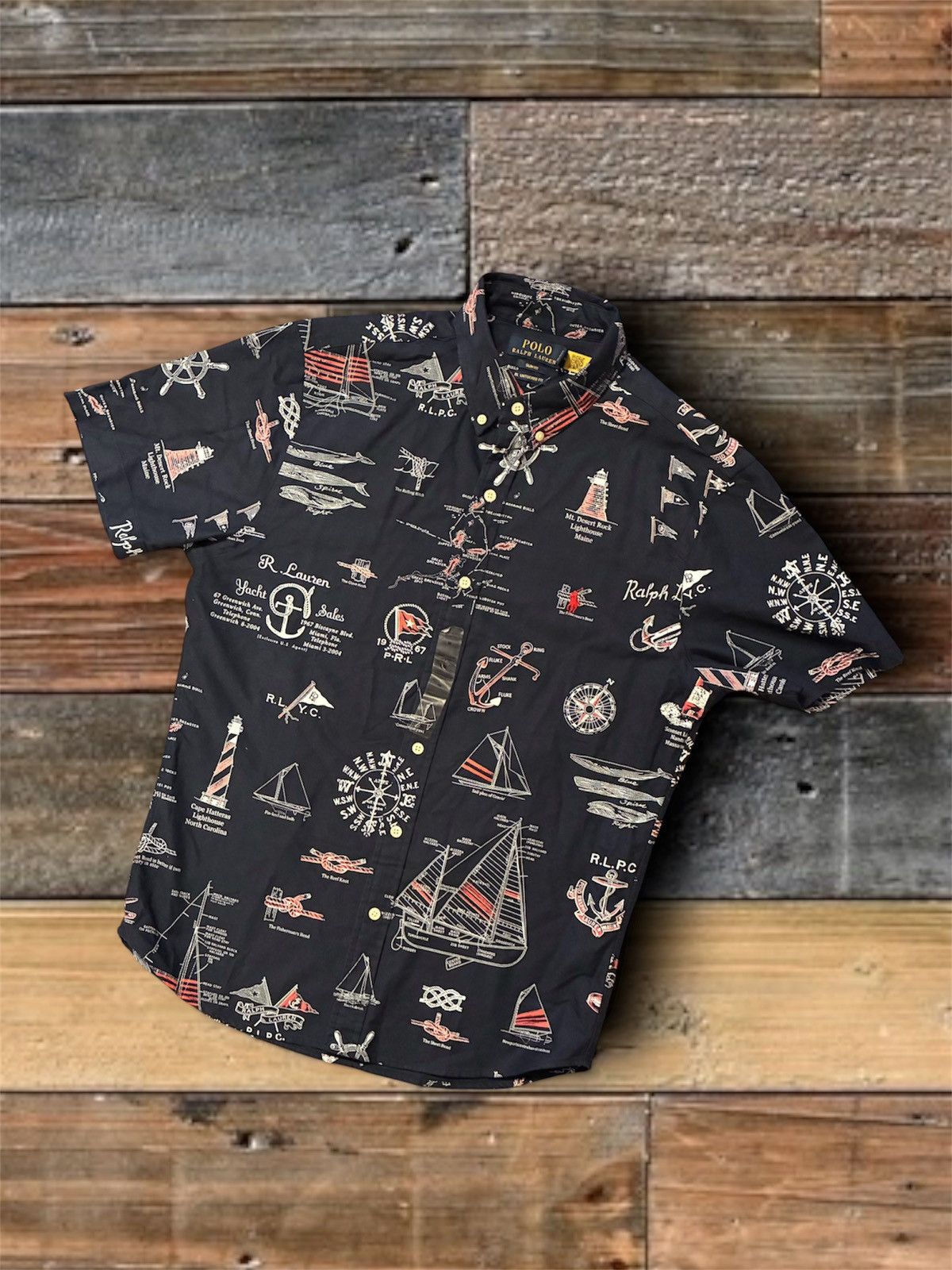 Polo Ralph Lauren *NWT* POLO RALPH LAUREN S/S BUTTON UP SHIRT- SIZE MEDIUM Size US M / EU 48-50 / 2 - 1 Thumbnail