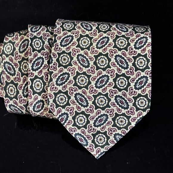 Gianfranco Ferre Gianfranco Ferre Paisley brown Medallion Neckwear Tie Mens C Size ONE SIZE - 3 Thumbnail