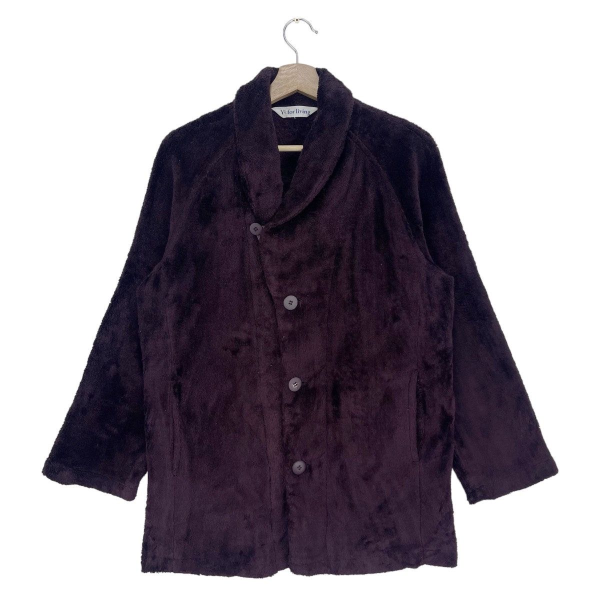 Yohji Yamamoto Yohji Yamamoto Fleece Button Jacket Size US M / EU 48-50 / 2 - 1 Thumbnail
