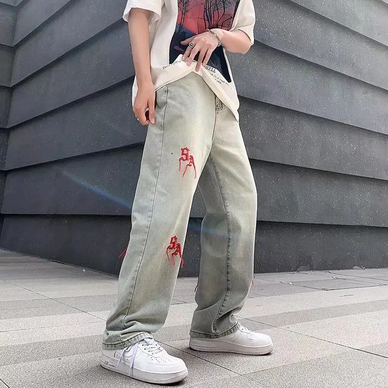 Japanese Brand Retro straight casual jeans Size US 32 / EU 48 - 2 Thumbnail