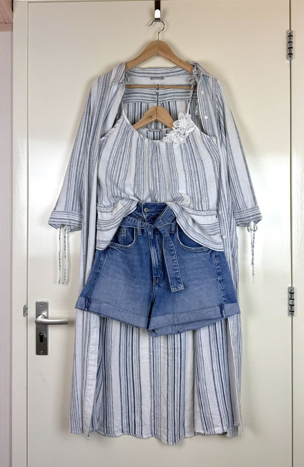 Hysteric Glamour Hemisphere linen cotton set long dress tank top camisole M-S Size M / US 6-8 / IT 42-44 - 2 Thumbnail