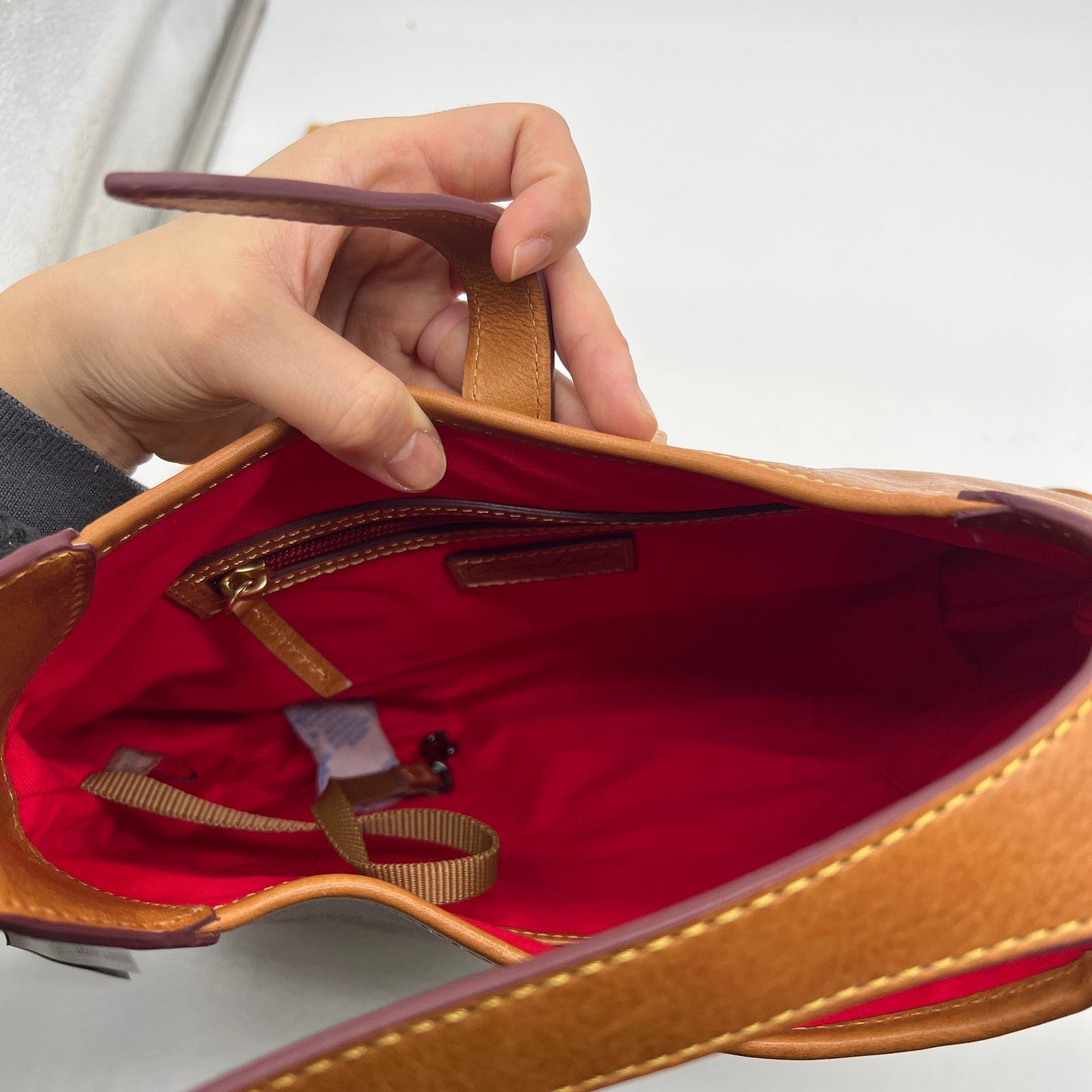 Dooney & Bourke Dooney & Bourke Handbags Florentine Leather Crescent Size ONE SIZE - 14 Thumbnail