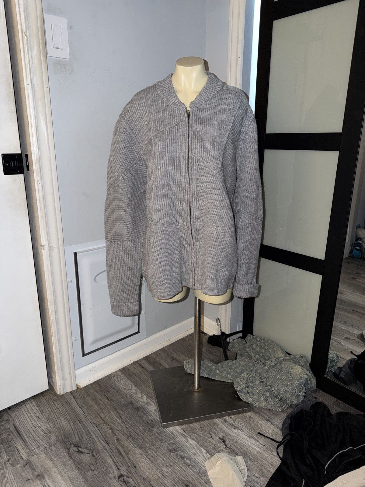 Alexander Wang Alexander Wang Assymetrical Men’s Zip up Knit Size US L / EU 52-54 / 3 - 1 Thumbnail