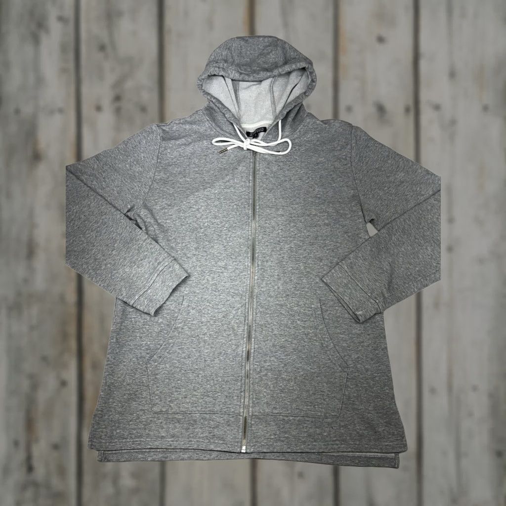 Elwood Elwood Heavyweight Oversized Hoodie Full Zip Sweater Essential Gray Mens M Size US M / EU 48-50 / 2 - 1 Thumbnail