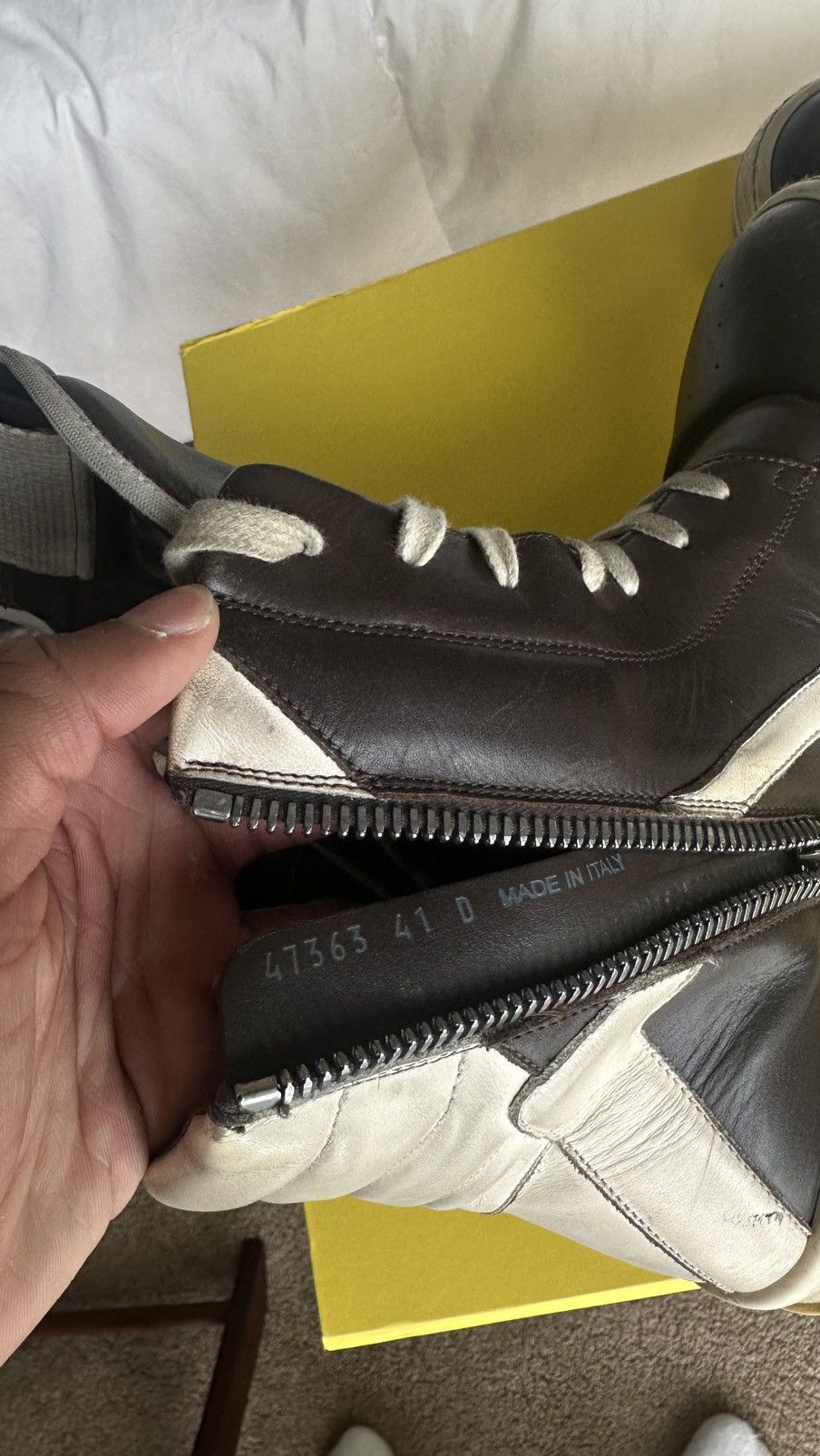 Rick Owens Rick Owens Geobasket 41 Size US 8.5 / EU 41-42 - 7 Thumbnail