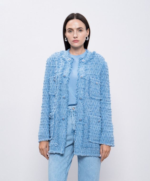 Dolce & Gabbana o1y0825 Jacket in Sky Blue Size S / US 4 / IT 40 - 3 Thumbnail
