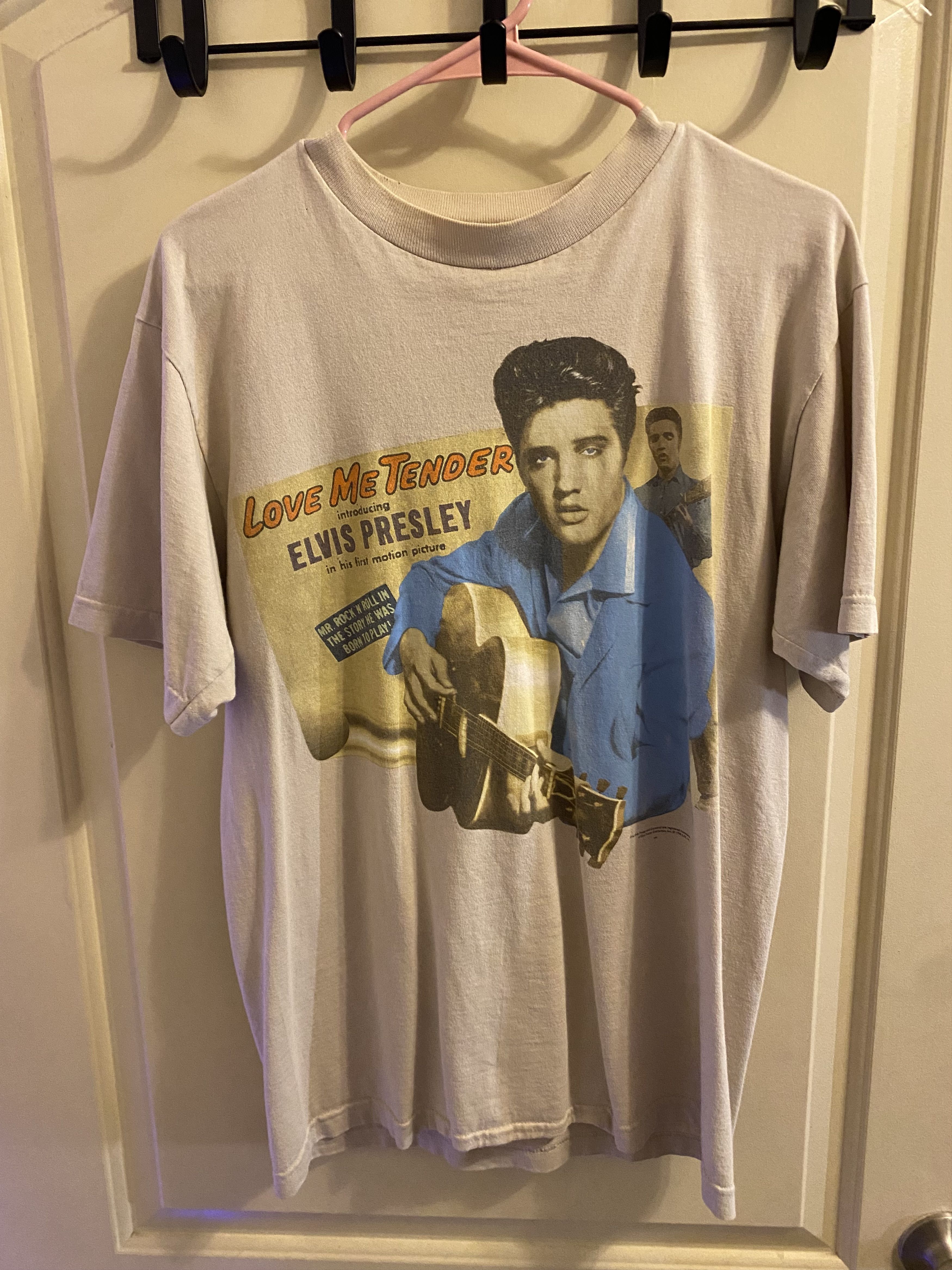 Vintage Rare Elvis "Love Me Tender" 70's Tee Size US M / EU 48-50 / 2 - 1 Thumbnail