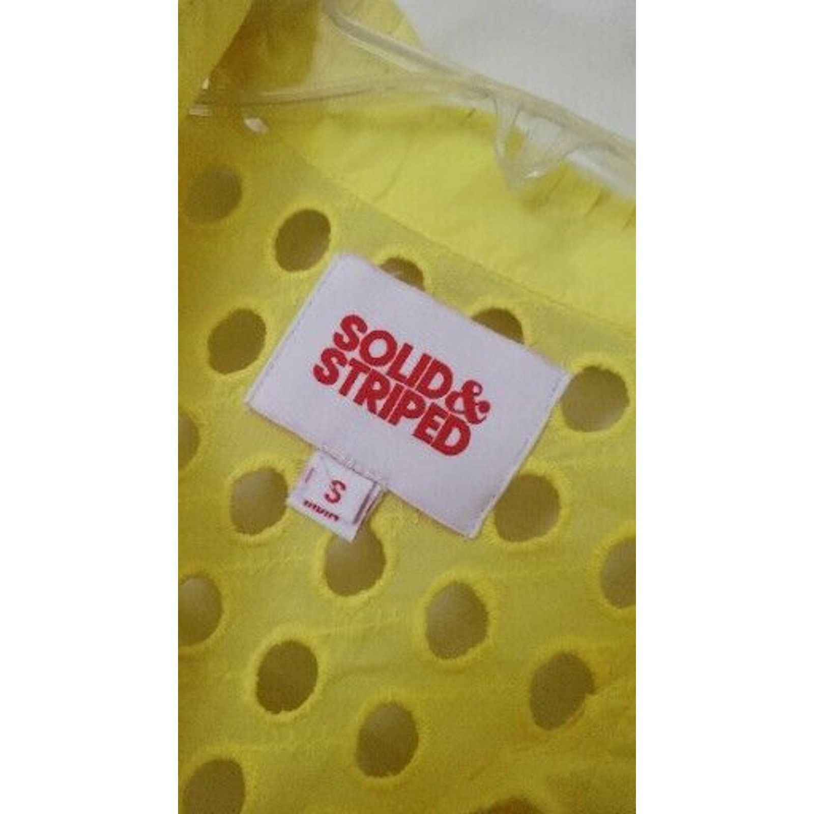 Solid & Striped Solid & Striped the Cabana Shirtdress Women's Yellow Size S Size S / US 4 / IT 40 - 4 Thumbnail