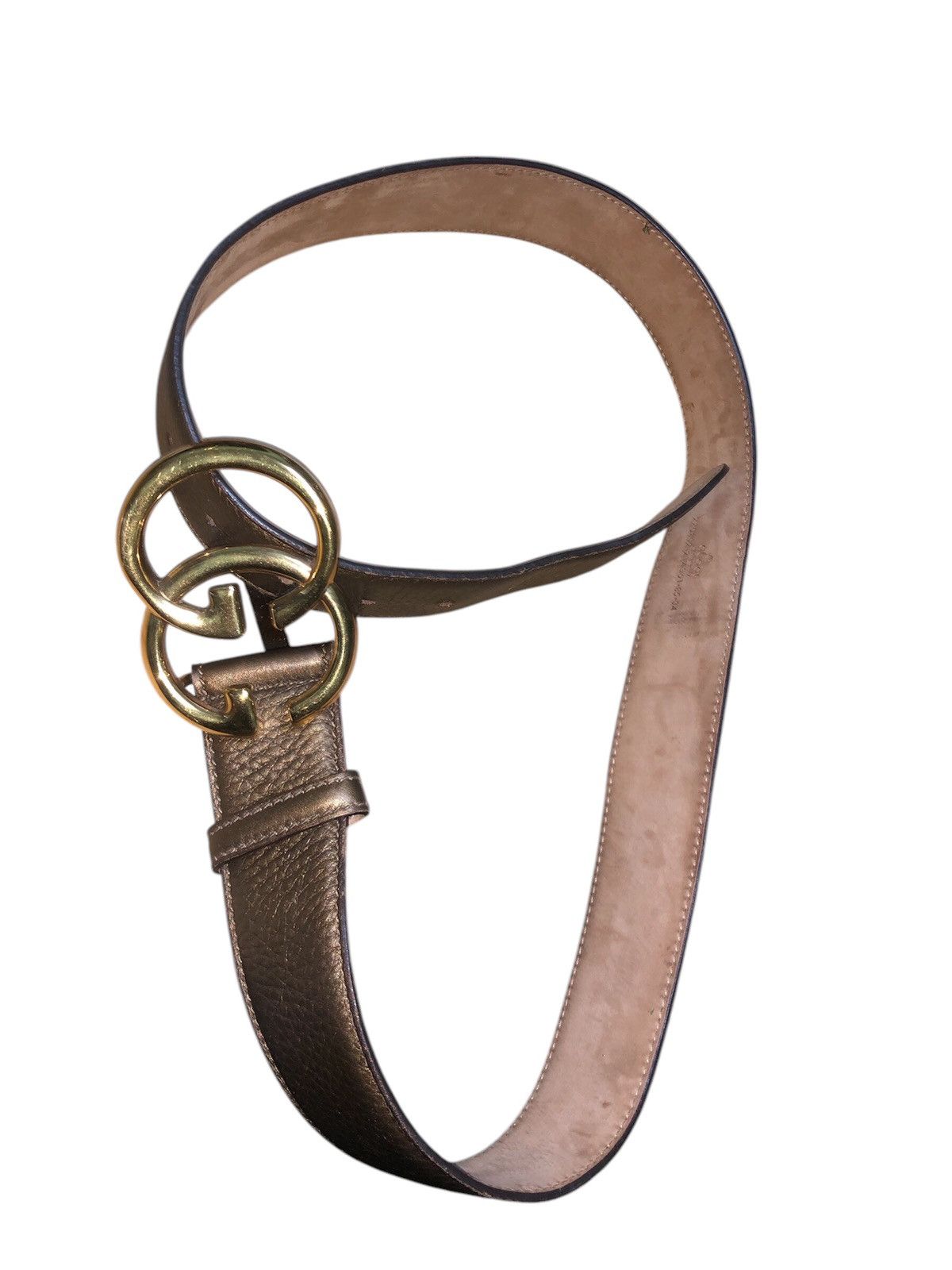 Designer × Gucci VINTAGE LEATHER BELT GUCCI 270802-214351-85-34 Size 32 - 6 Thumbnail