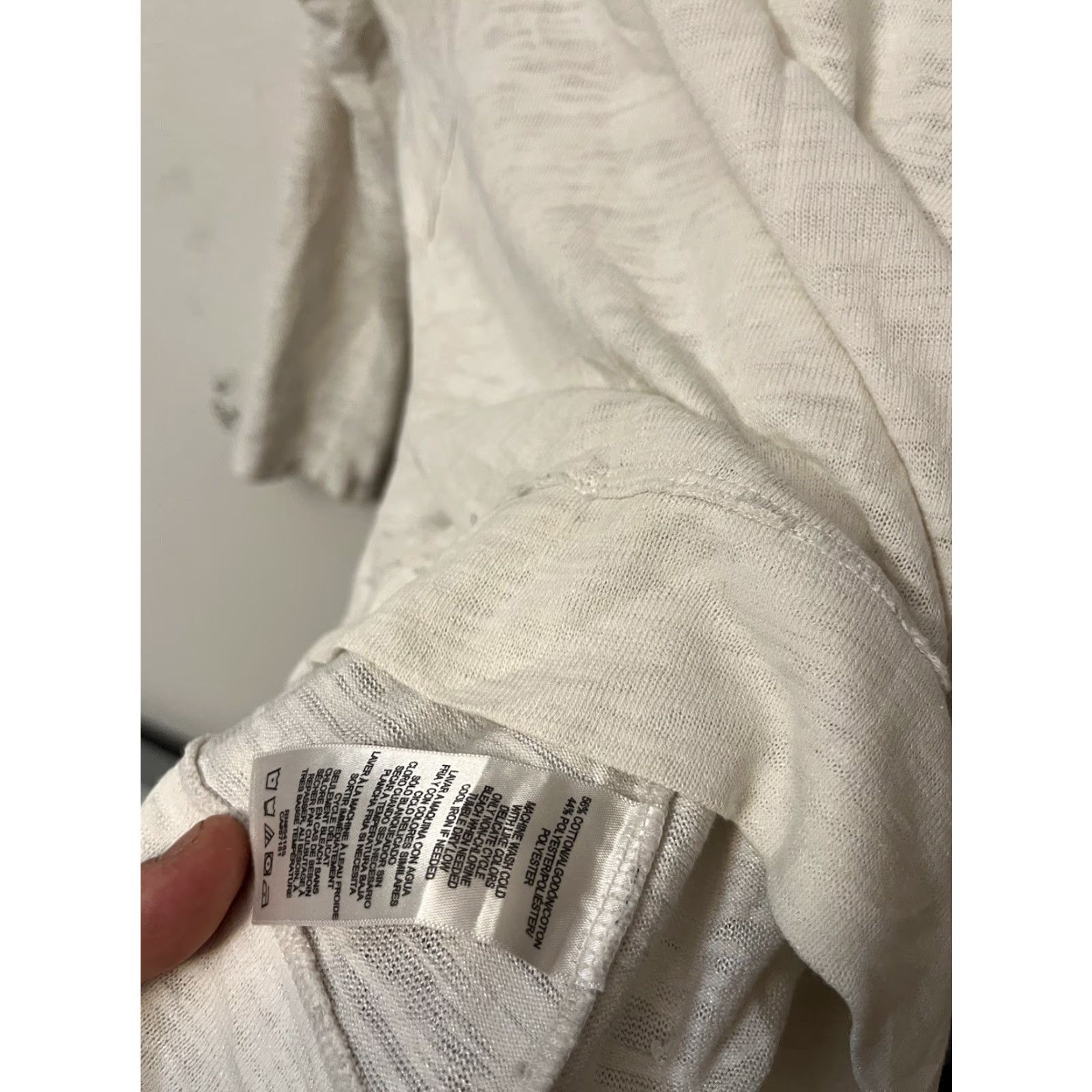 Calvin Klein Calvin Klein Womens Large Performance Pullover Crewneck Sweatshirt White Size L / US 10 / IT 46 - 2 Thumbnail