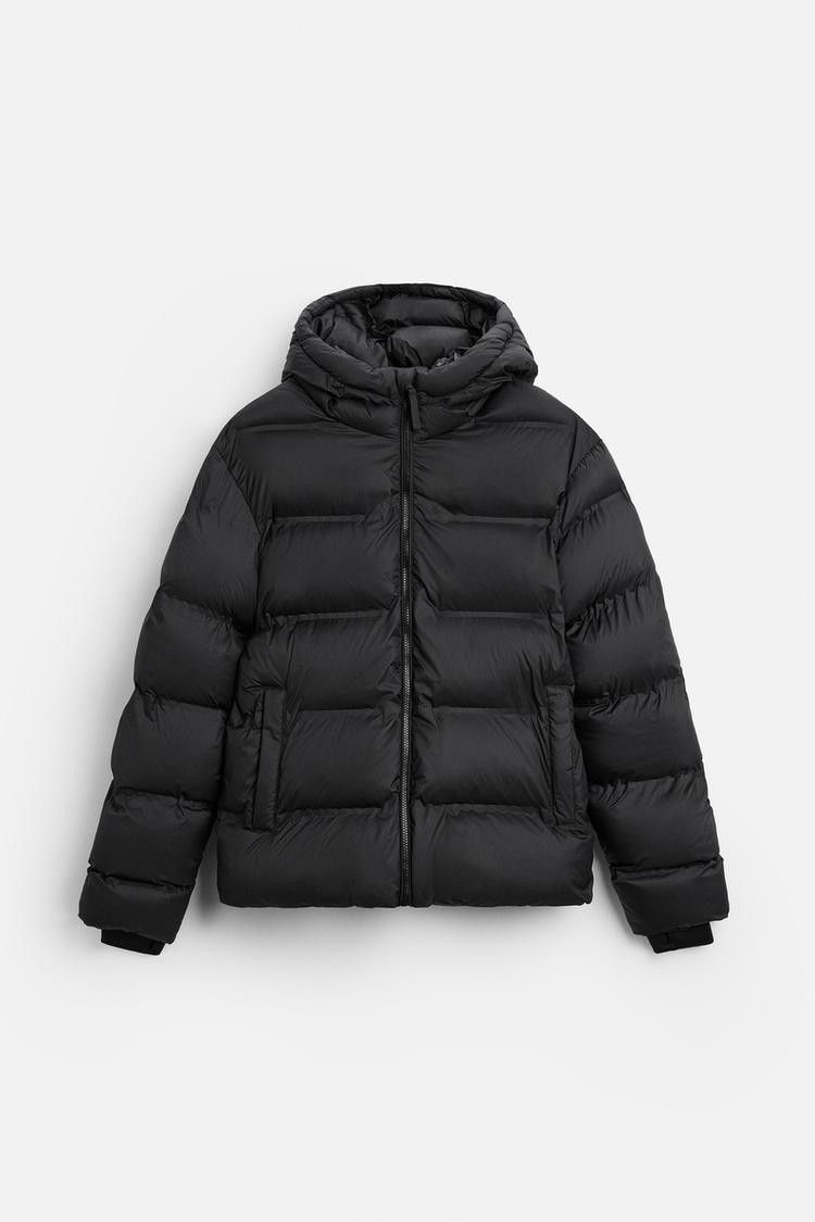 Zara HOODED QUILTED PUFFER JACKET Size US L / EU 52-54 / 3 - 3 Thumbnail