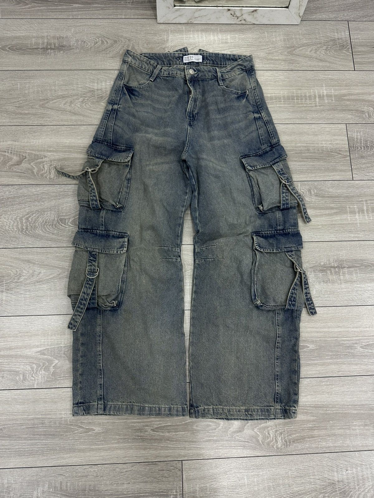 Hysteric Glamour Ultra Baggy Wide Leg Cargo Y2K Opium Hysteric Glamour Pants Size US 32 / EU 48 - 3 Thumbnail