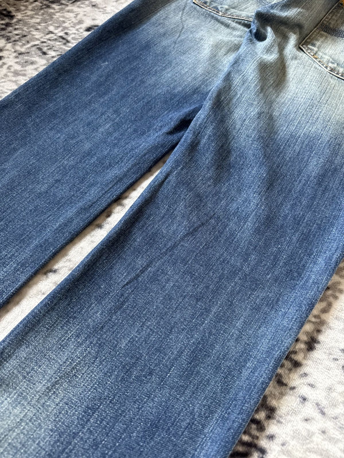 Nudie Jeans Vintage Nudie Low Slim Jim Indigo Thread Jeans Size US 30 / EU 46 - 13 Thumbnail