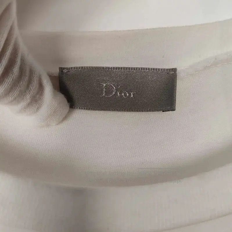 Dior Dior Cotton White Men's T-Shirt . Size US M / EU 48-50 / 2 - 3 Thumbnail