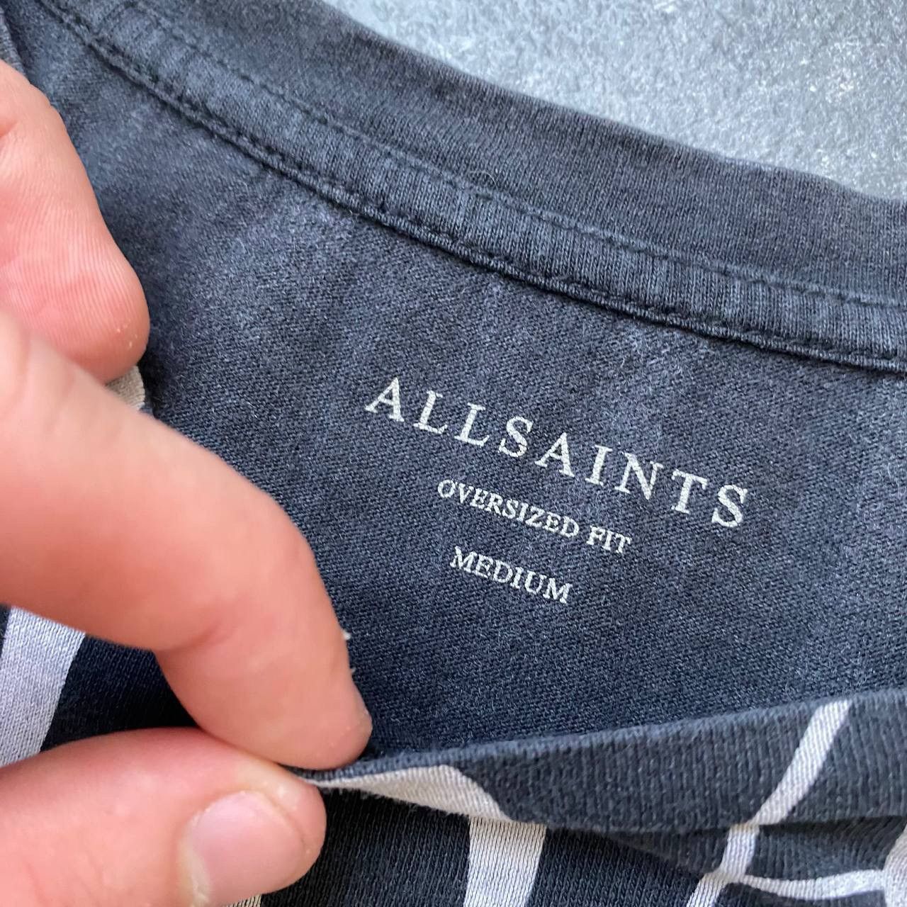 Allsaints × Vintage Vintage allsaints big logo oversize fit tee shirts Size US M / EU 48-50 / 2 - 4 Thumbnail