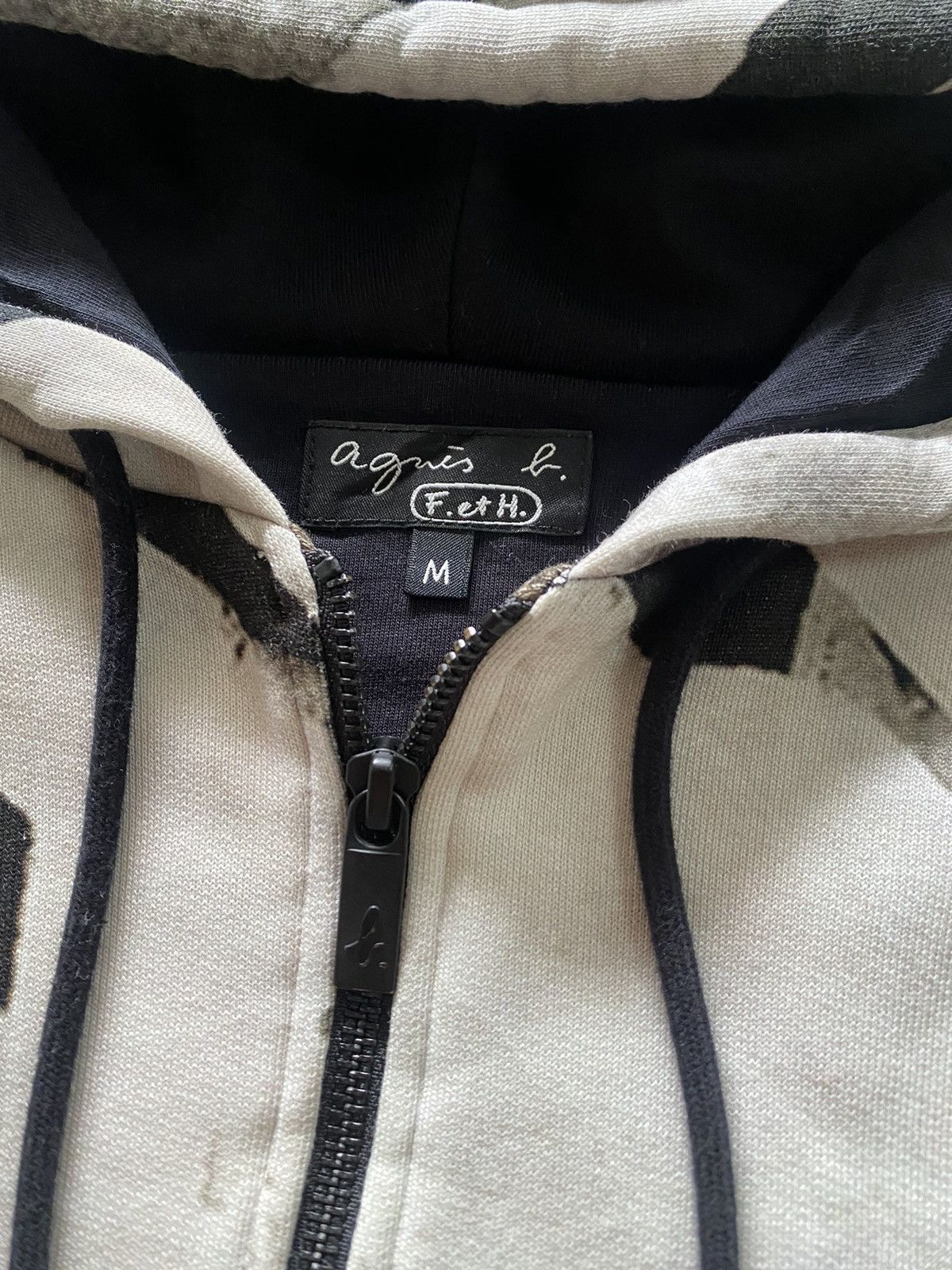 agnes b. Agnes B Paris Artis Seris Zip Hoodie Size US M / EU 48-50 / 2 - 7 Thumbnail