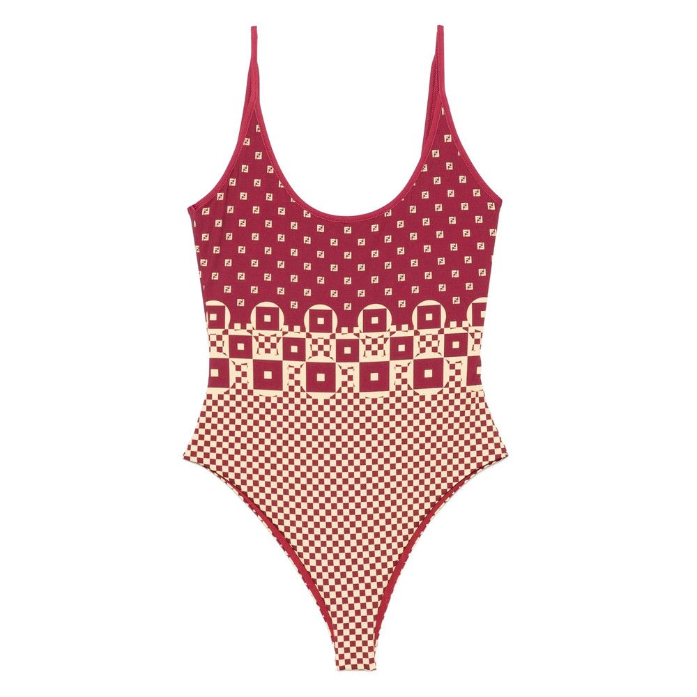Fendi RED Beachwear - One-Pieces Tank Tops, image size:1000x1000