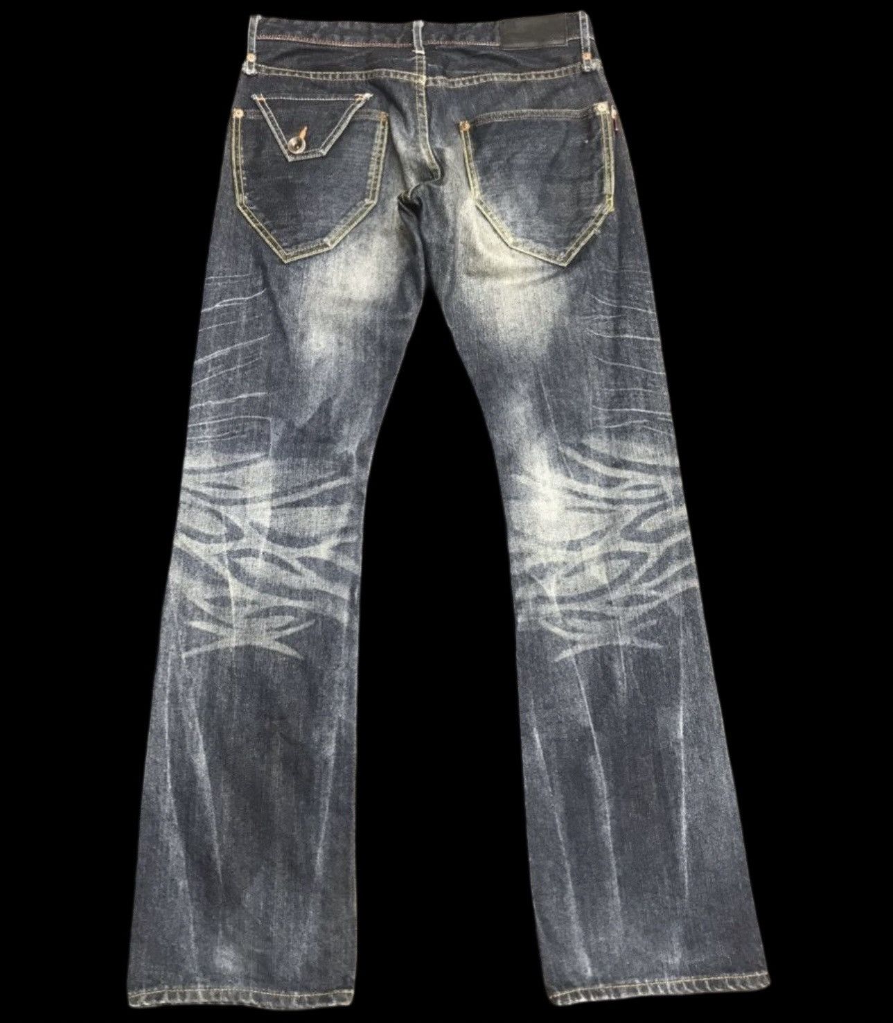 Designer FLARE mossimo Cool Fades Jeans Size US 31 - 2 Thumbnail
