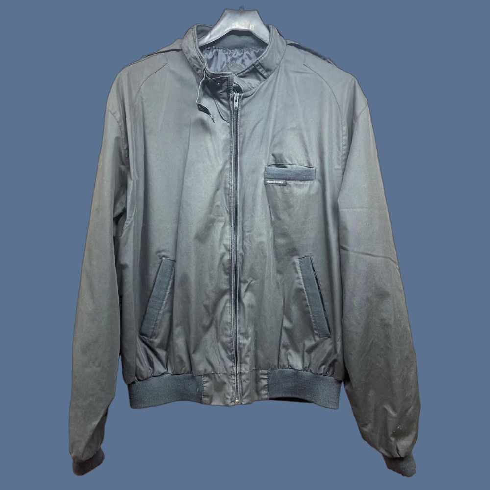Members Only VINTAGE Members Only Black Bomber Jacket Mens 90s 46L Size US S / EU 44-46 / 1 - 1 Thumbnail